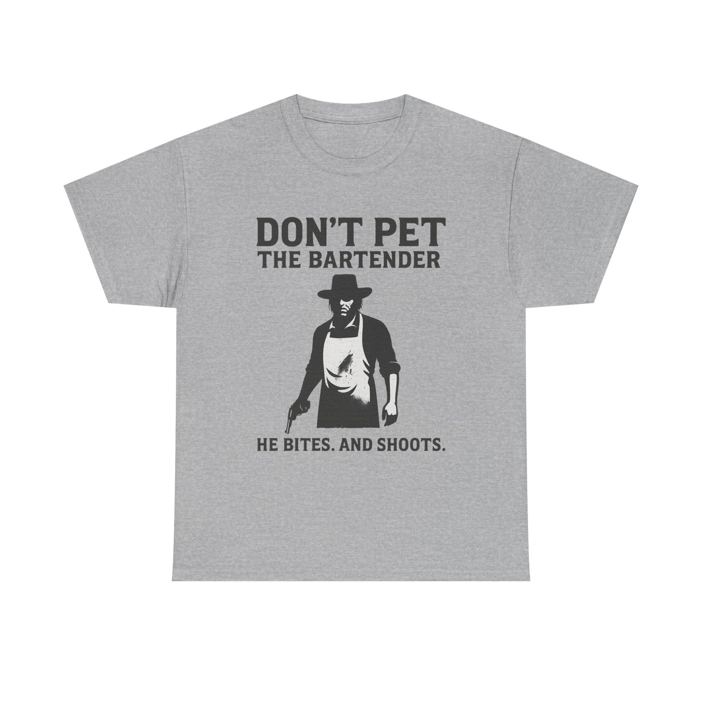 🥃 Don’t Pet the Bartender - Unisex Heavy Cotton Tee