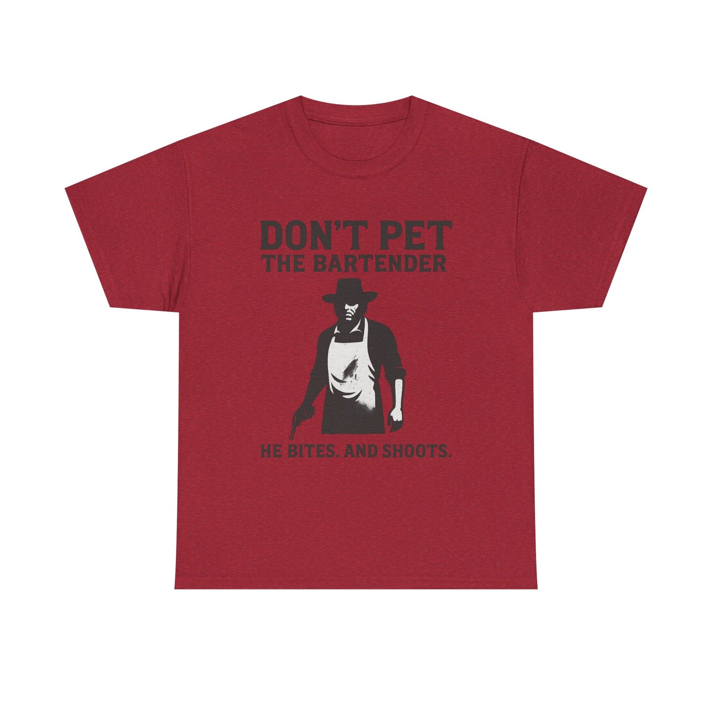 🥃 Don’t Pet the Bartender - Unisex Heavy Cotton Tee