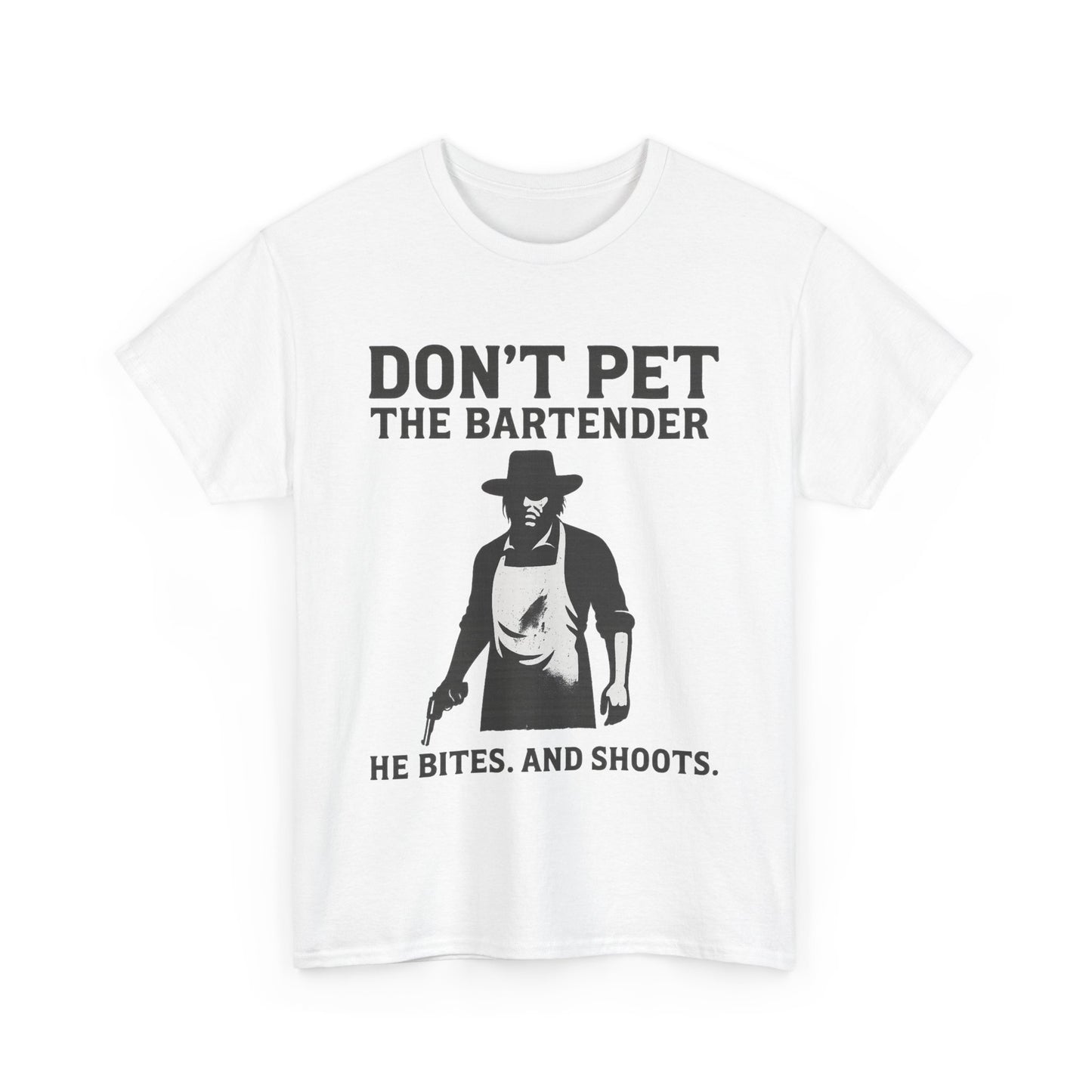 🥃 Don’t Pet the Bartender - Unisex Heavy Cotton Tee
