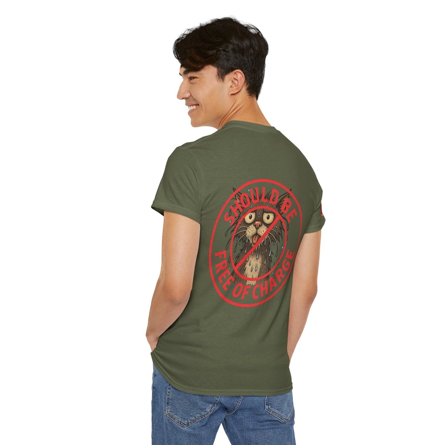 Ban Prostitution – Comedy Edition | Front, Back & Sleeve Print T-Shirt