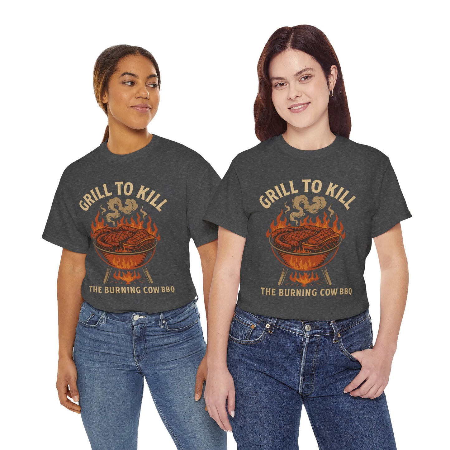 Grill to Kill – The Burning Cow BBQ | Outlaw T-Shirt