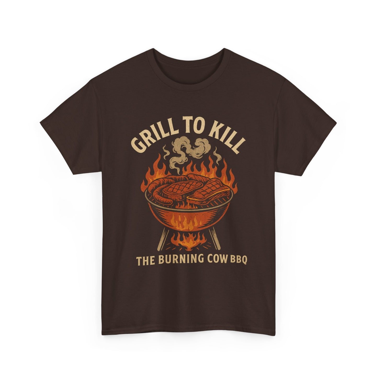 Grill to Kill – The Burning Cow BBQ | Outlaw T-Shirt