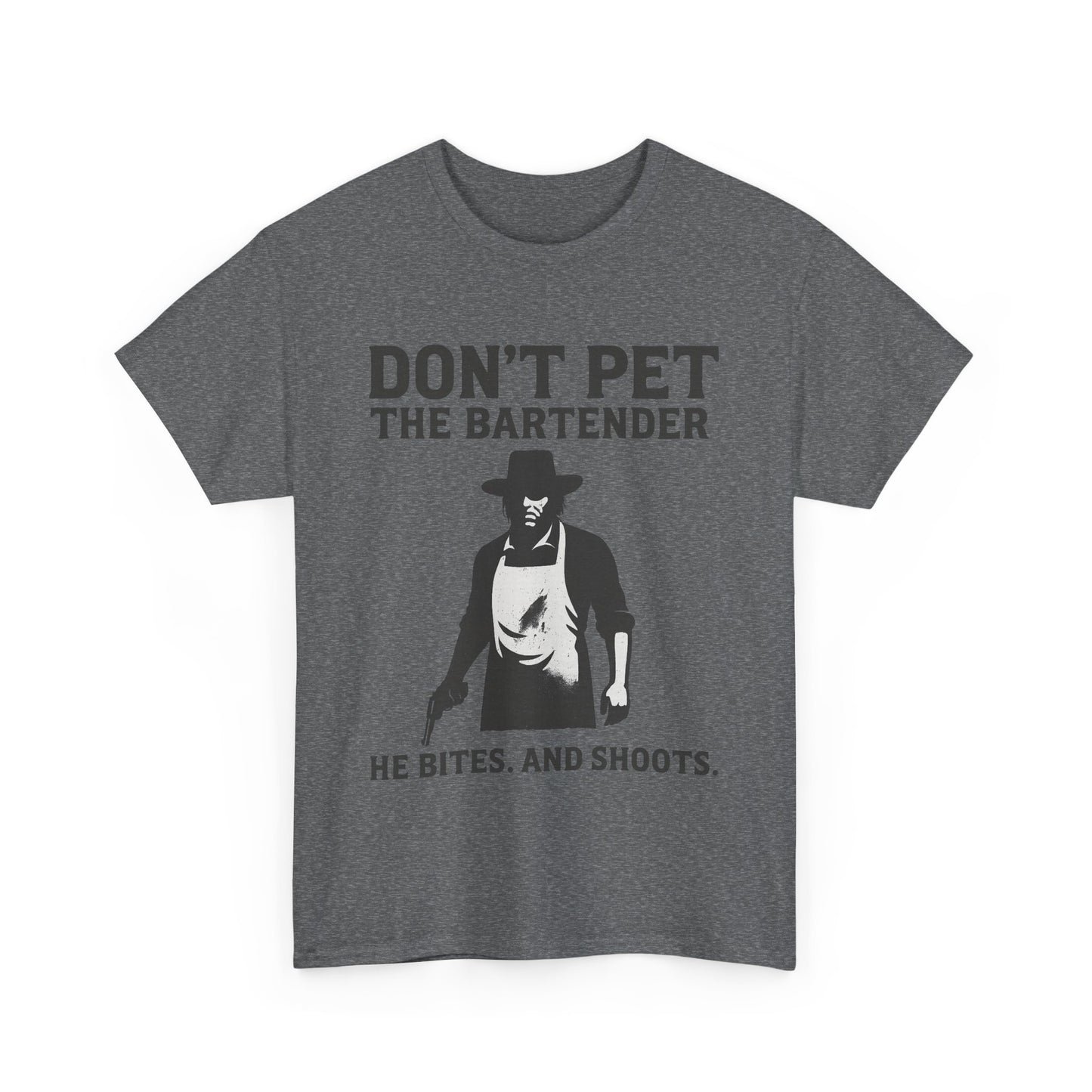 🥃 Don’t Pet the Bartender - Unisex Heavy Cotton Tee