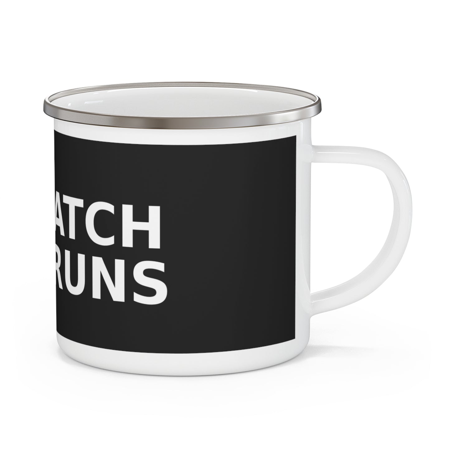 One Batch, No Reruns – Enamel Camping Mug