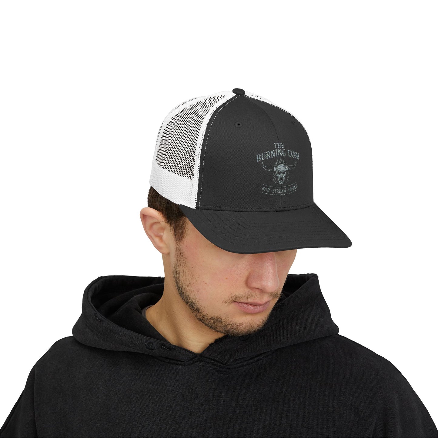 The Burning Cow – Bar, stream & Merch Trucker Cap