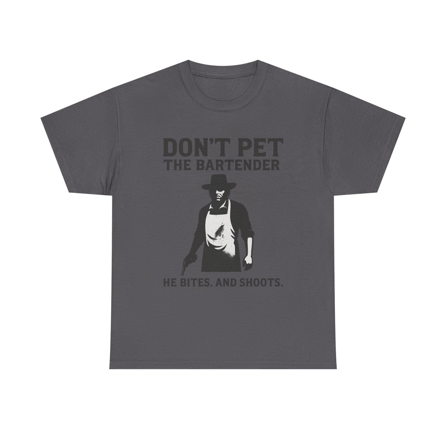 🥃 Don’t Pet the Bartender - Unisex Heavy Cotton Tee