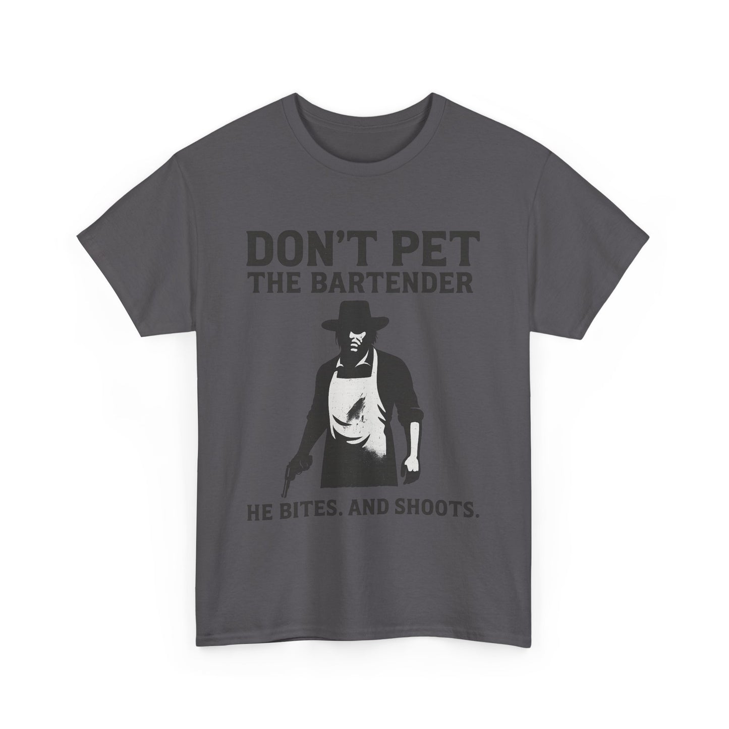 🥃 Don’t Pet the Bartender - Unisex Heavy Cotton Tee