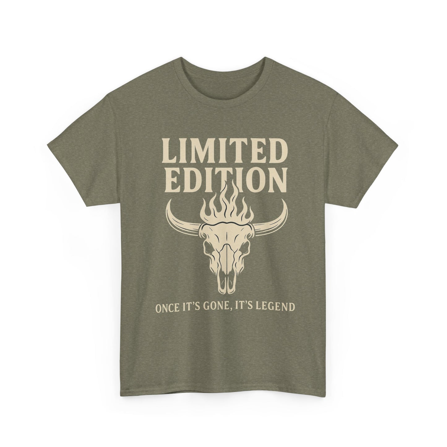 LIMITED EDITION – BURNING SKULL - Unisex Heavy Cotton Tee