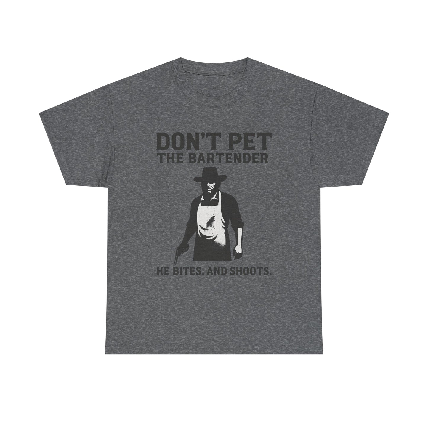🥃 Don’t Pet the Bartender - Unisex Heavy Cotton Tee