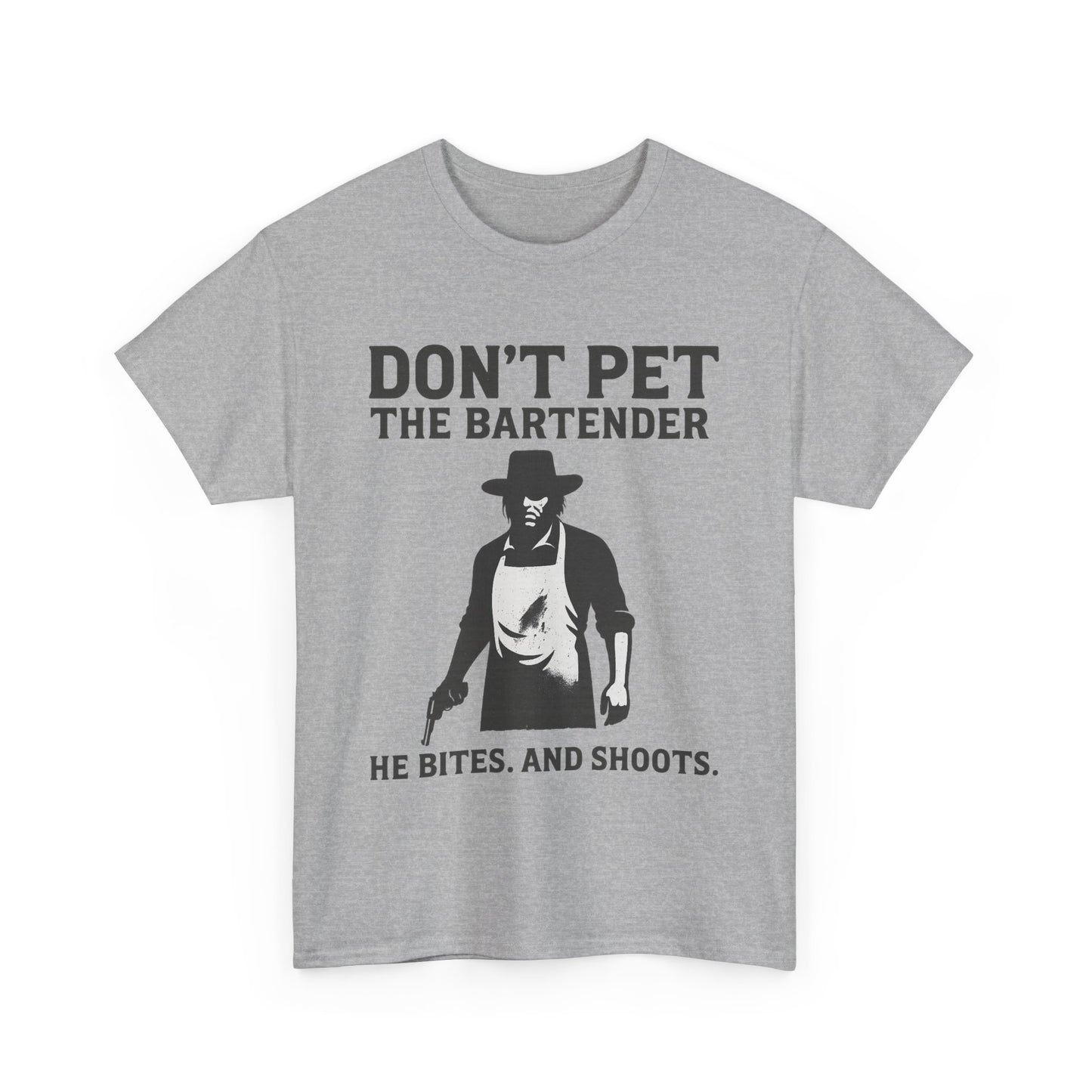 🥃 Don’t Pet the Bartender - Unisex Heavy Cotton Tee