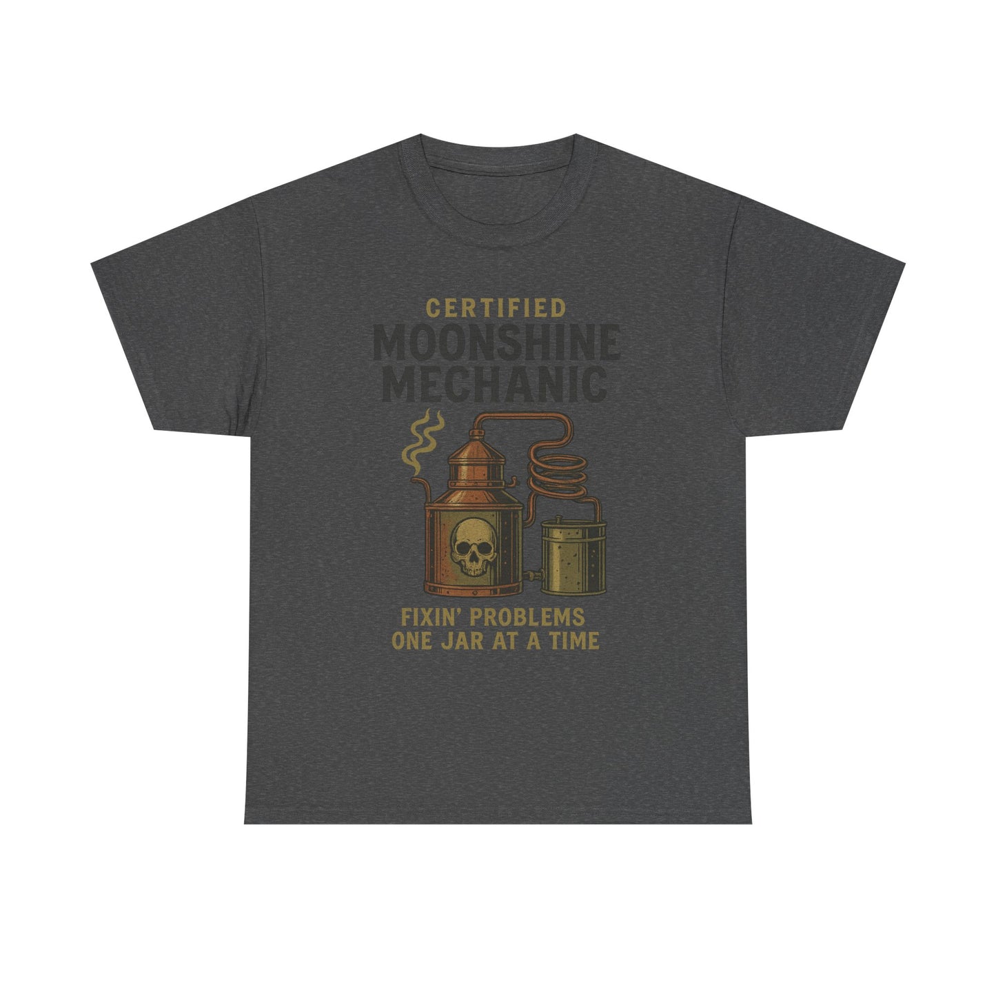 Moonshine Mechanic- Unisex Heavy Cotton Tee