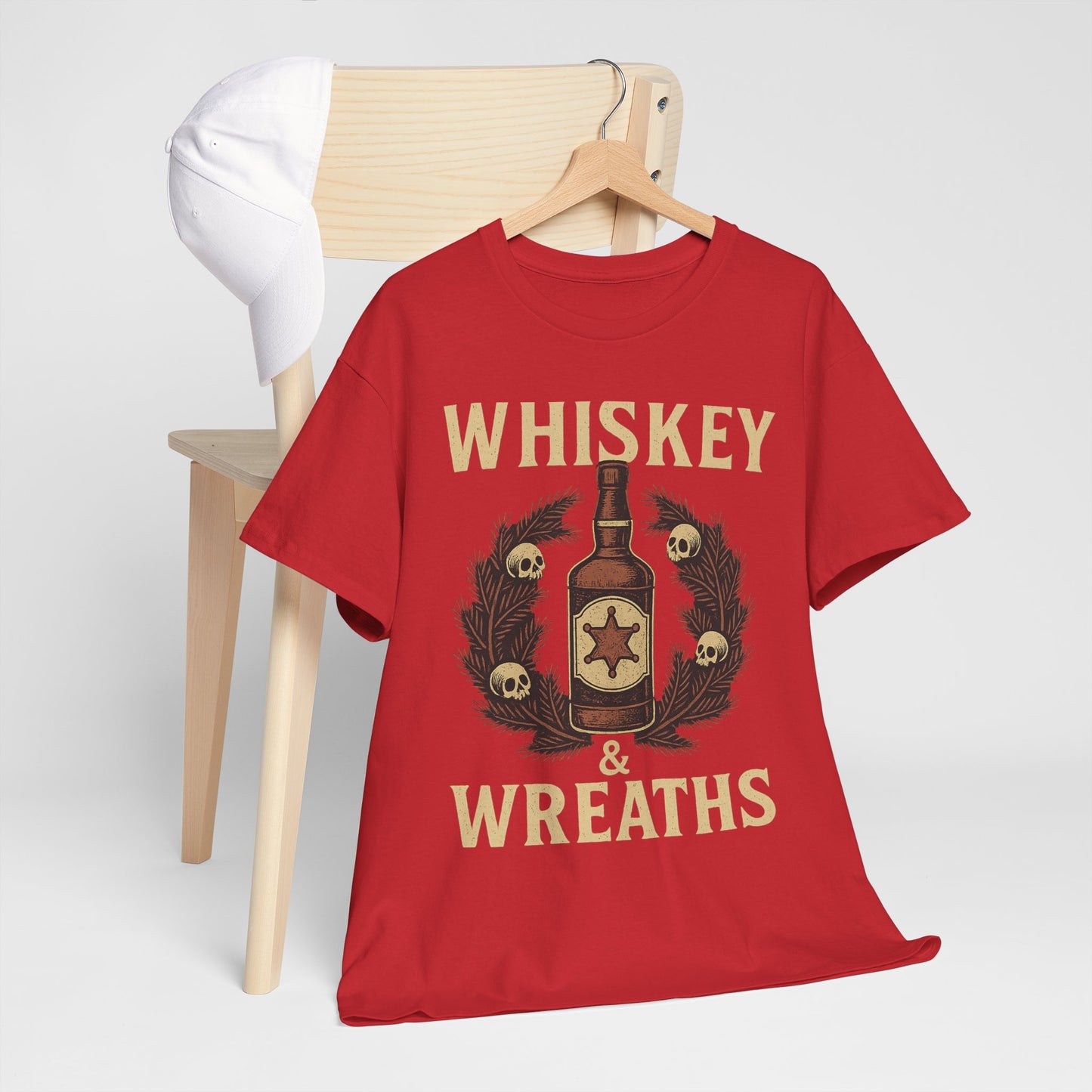 Whiskey & Wreaths – Outlaw Christmas Tee