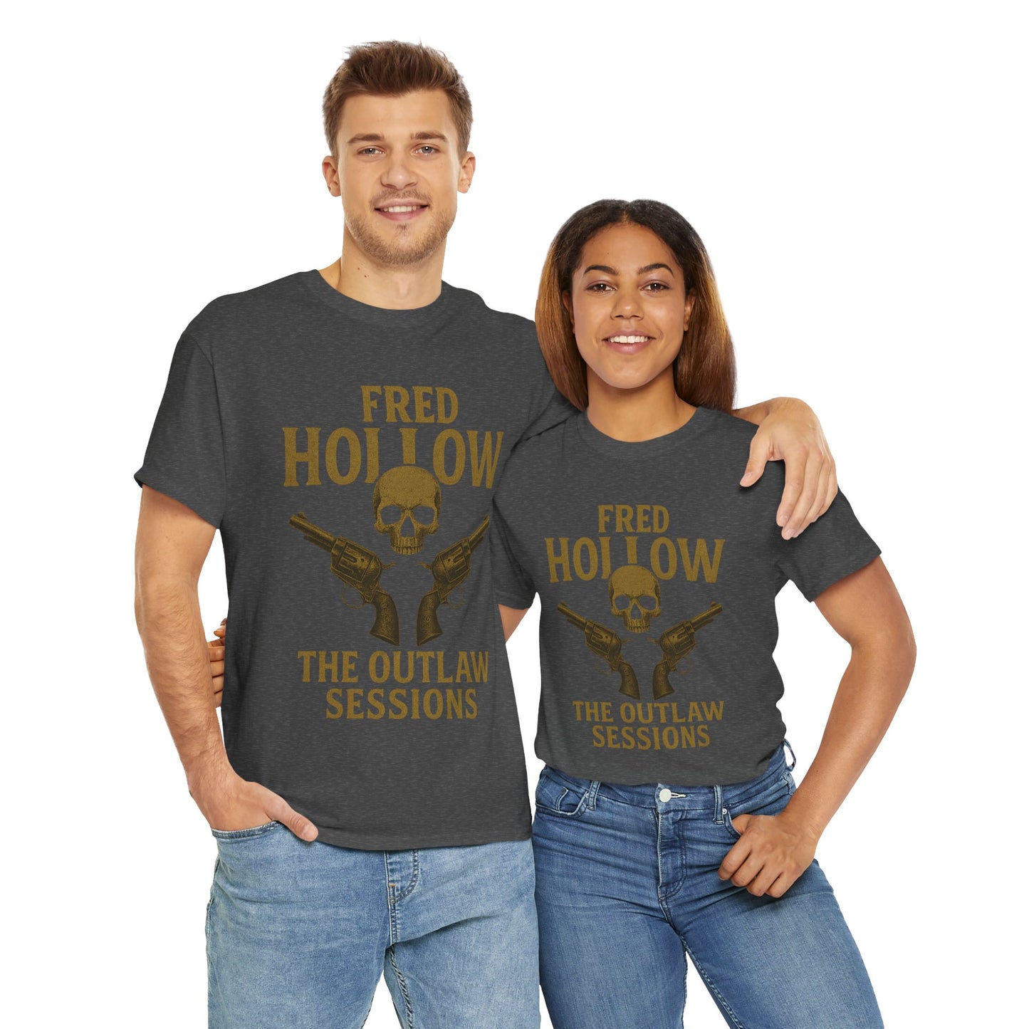 Fred Hollow – The Outlaw Sessions: Railroad Saint 2-Unisex Heavy Cotton Tee