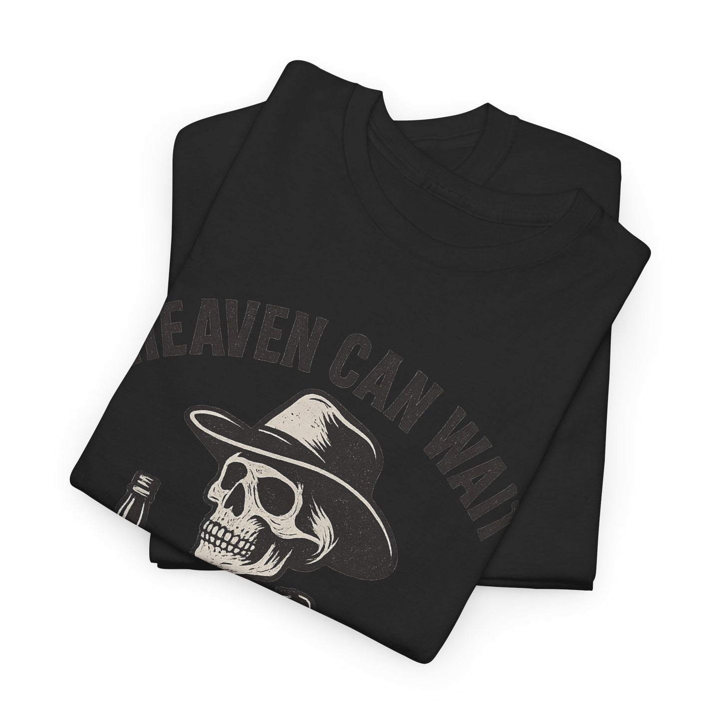 Heaven Can Wait, I'm Still On Tour - Unisex Heavy Cotton Tee