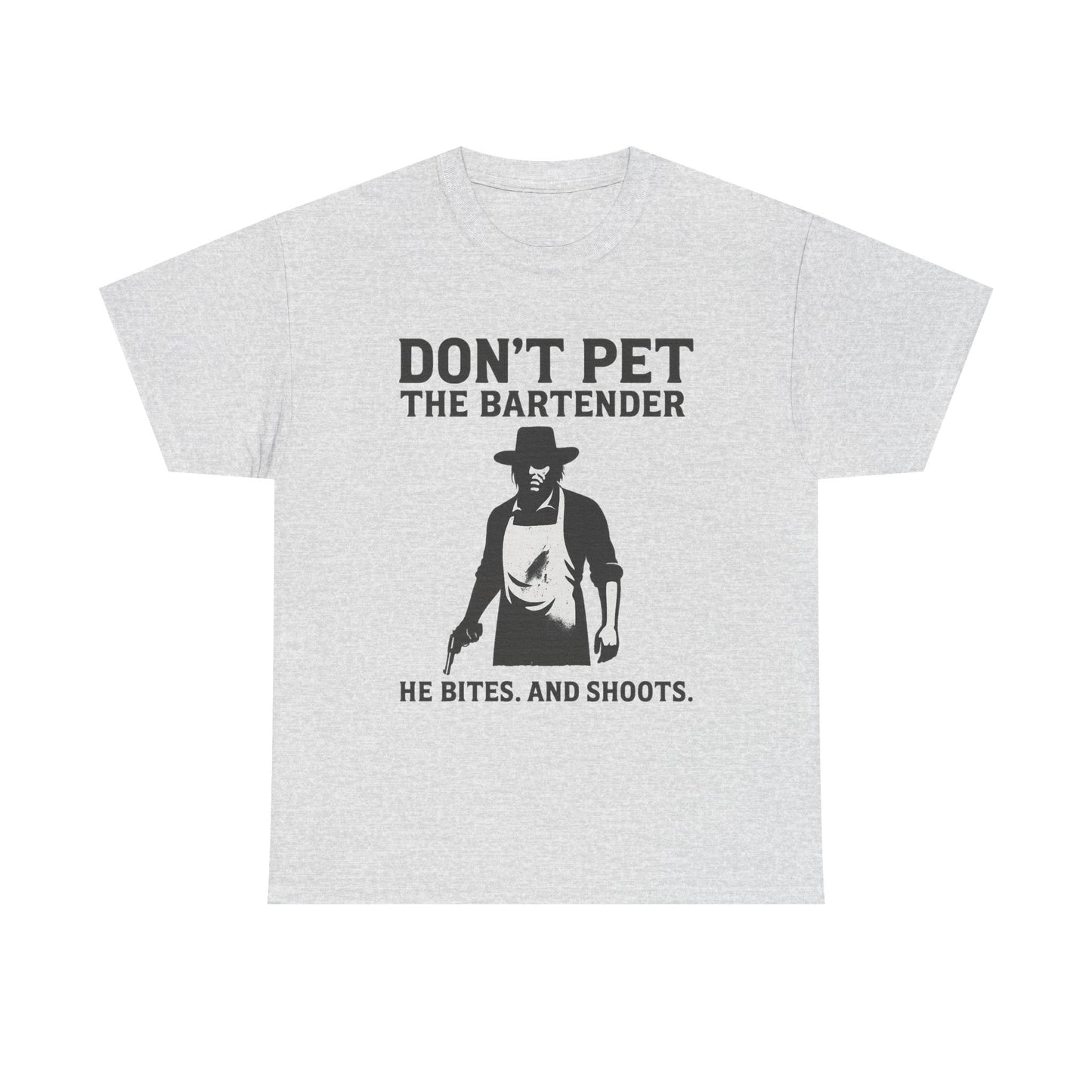 🥃 Don’t Pet the Bartender - Unisex Heavy Cotton Tee