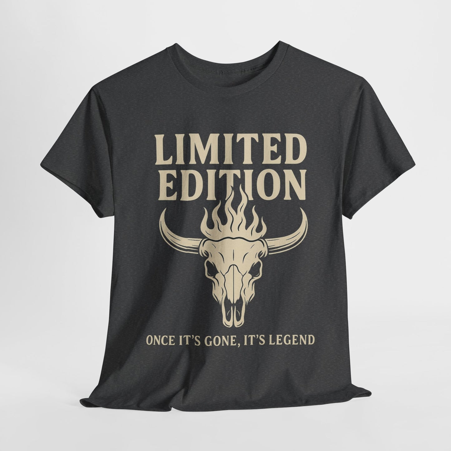 LIMITED EDITION – BURNING SKULL - Unisex Heavy Cotton Tee