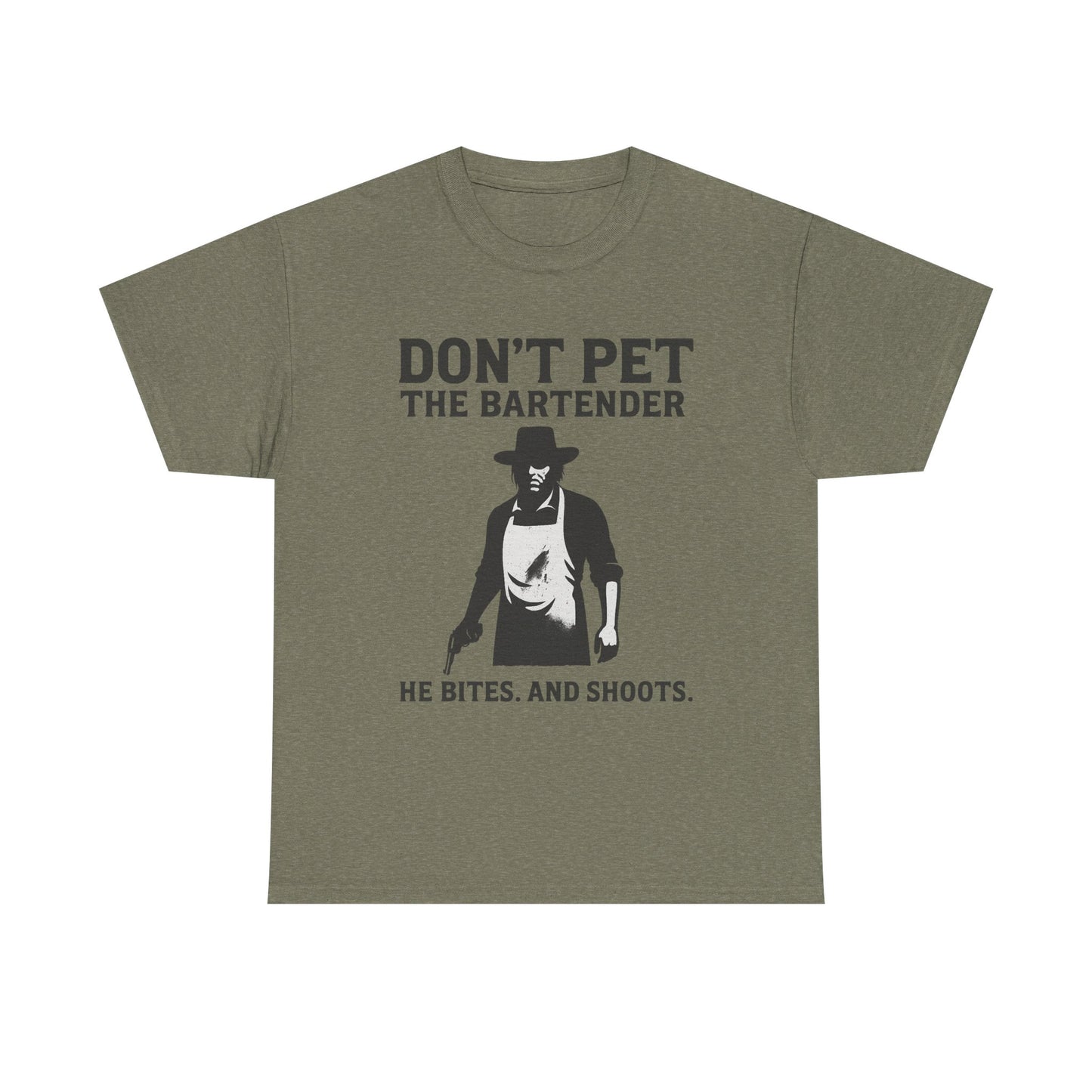🥃 Don’t Pet the Bartender - Unisex Heavy Cotton Tee