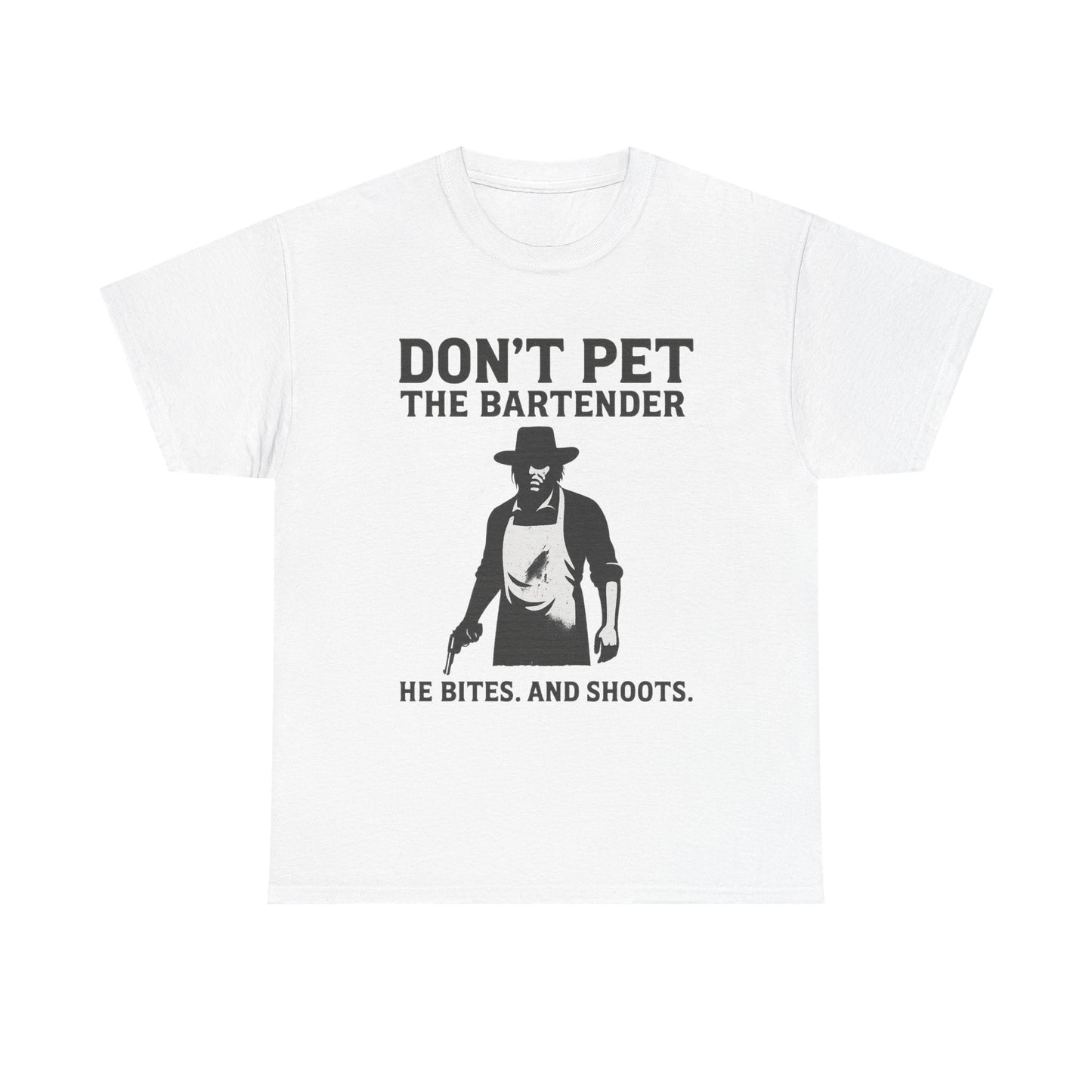 🥃 Don’t Pet the Bartender - Unisex Heavy Cotton Tee