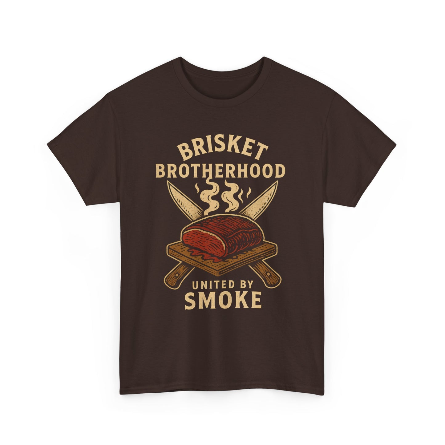 Brisket Brotherhood – United by Smoke | Outlaw BBQ T-Shirt