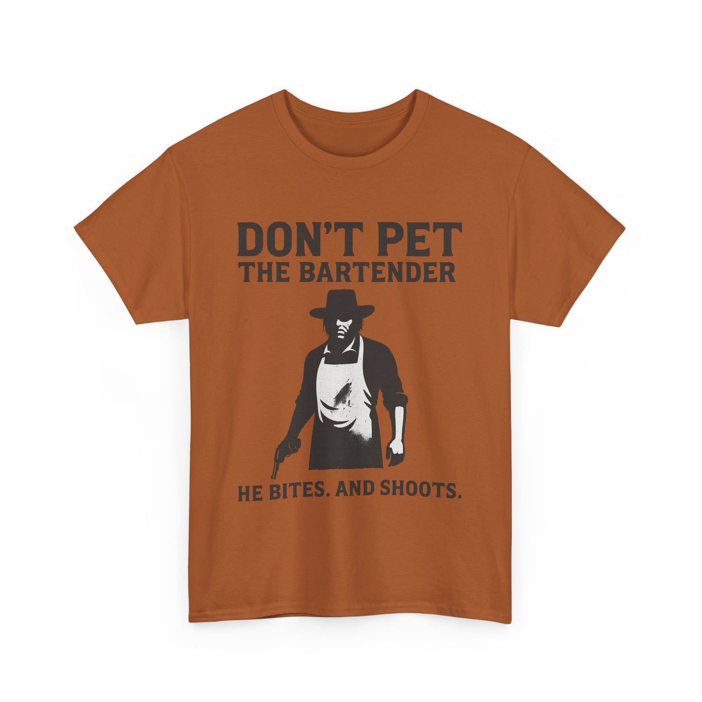 🥃 Don’t Pet the Bartender - Unisex Heavy Cotton Tee