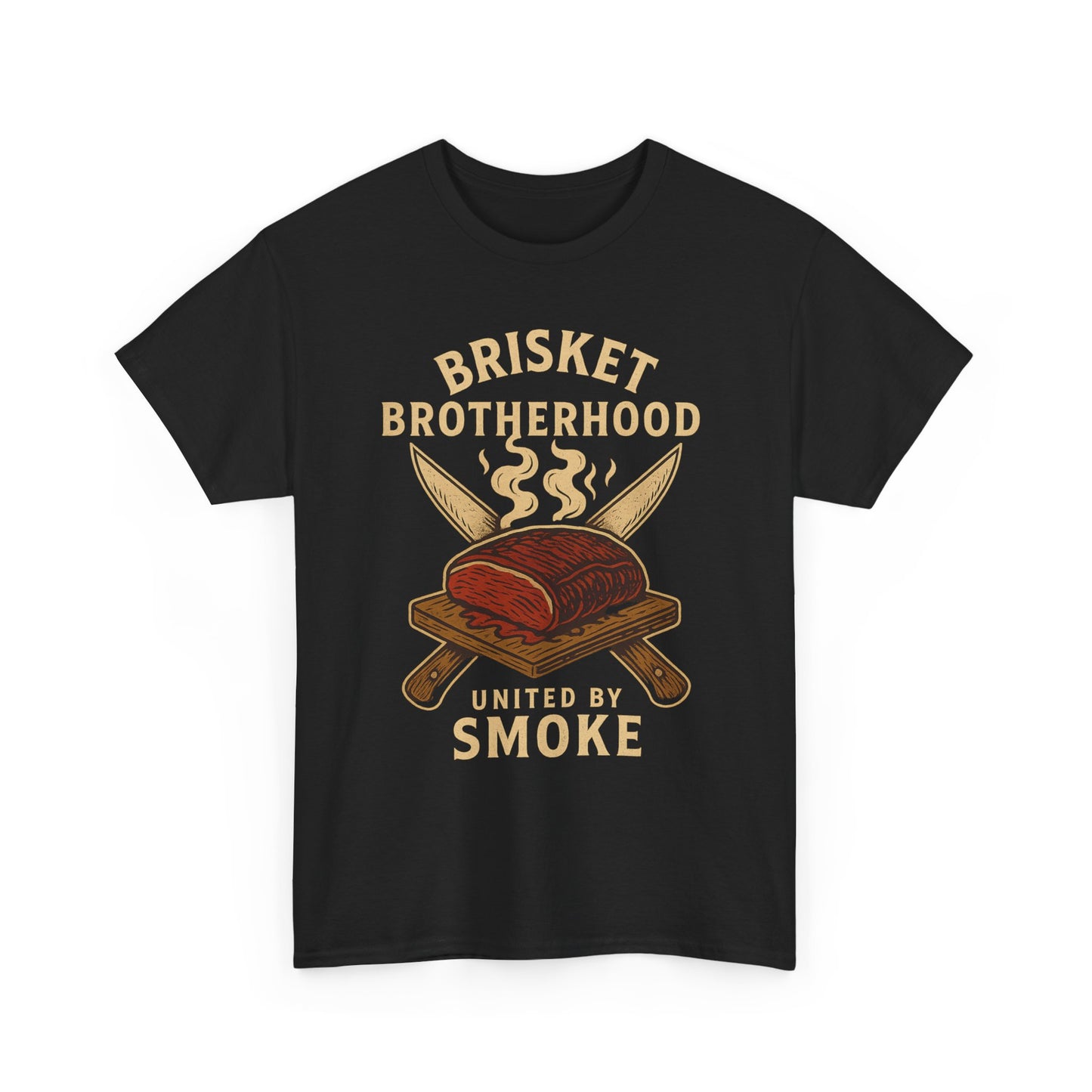 Brisket Brotherhood – United by Smoke | Outlaw BBQ T-Shirt