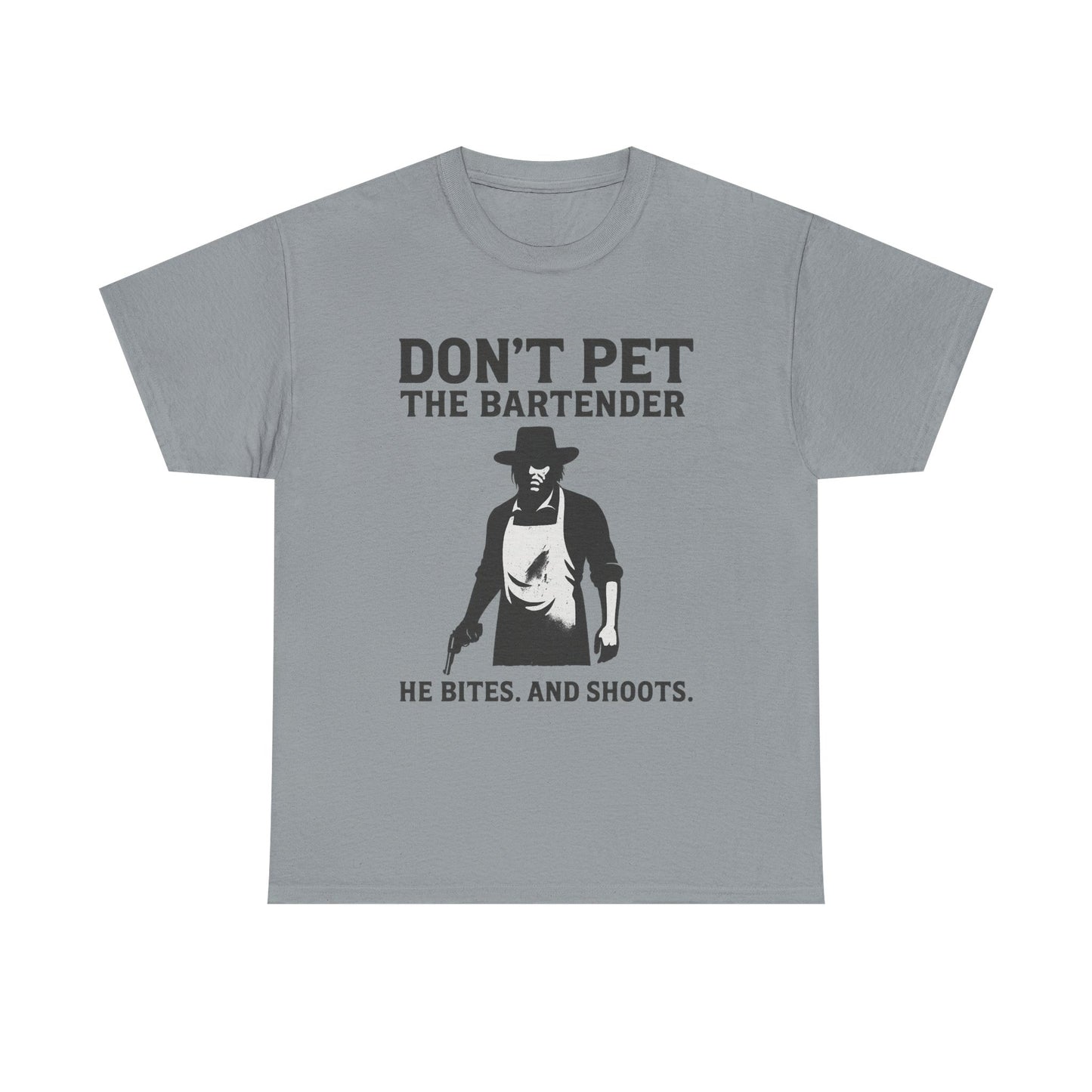 🥃 Don’t Pet the Bartender - Unisex Heavy Cotton Tee