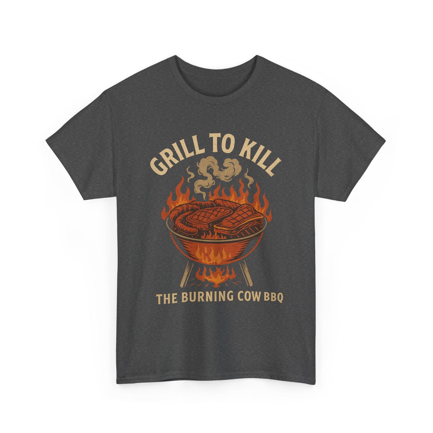 Grill to Kill – The Burning Cow BBQ | Outlaw T-Shirt