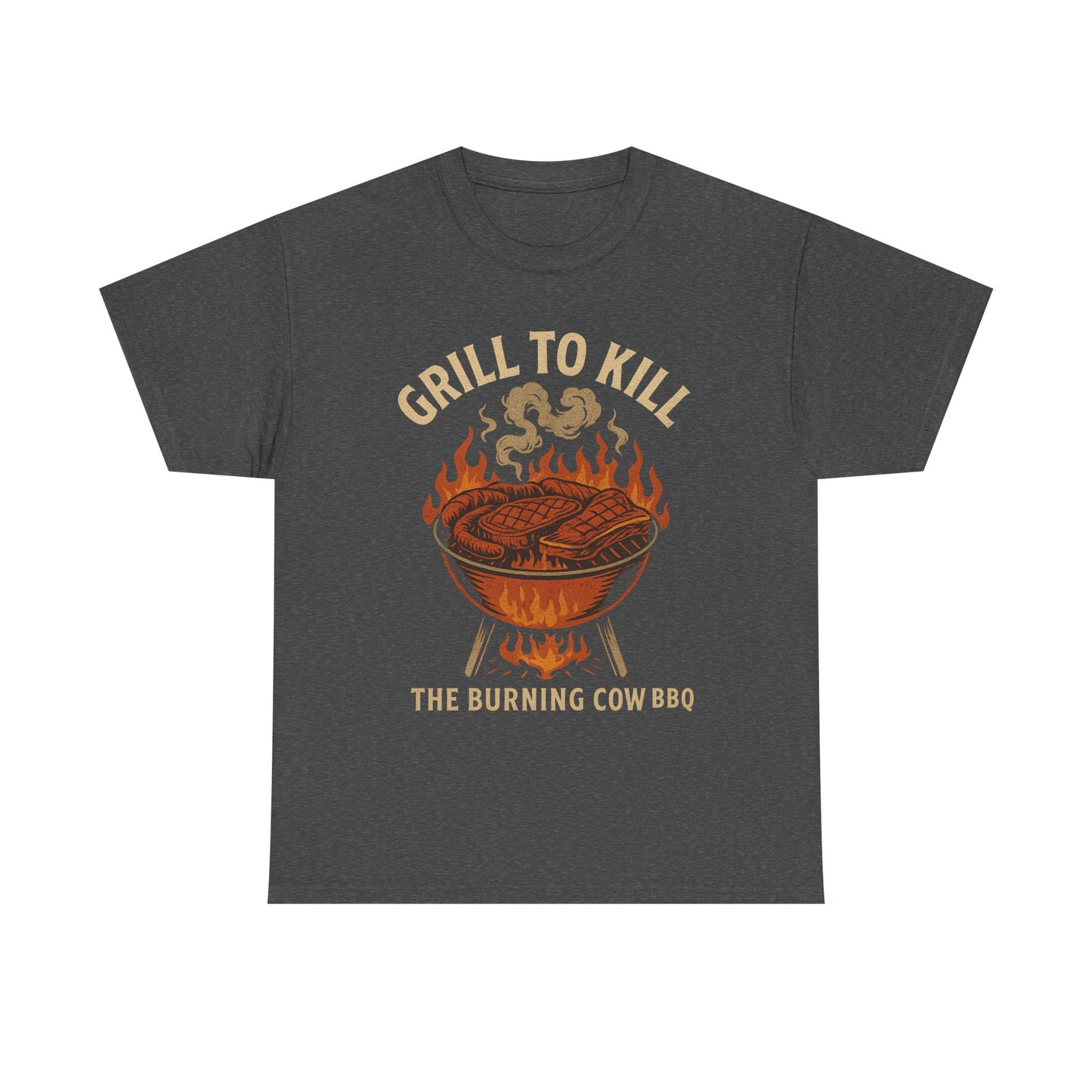 Grill to Kill – The Burning Cow BBQ | Outlaw T-Shirt