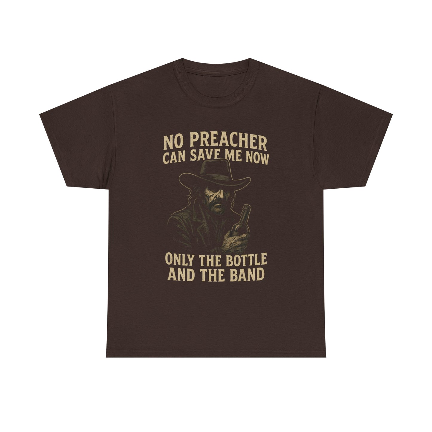 No Preacher Can Save Me - Unisex Heavy Cotton Tee