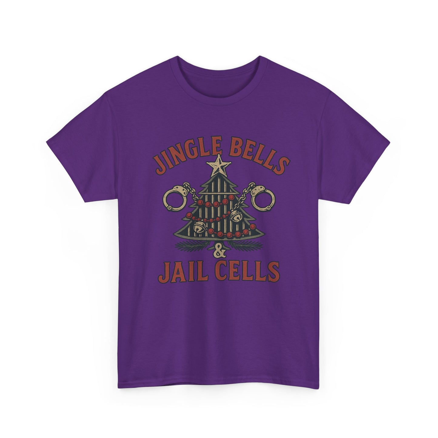 Jingle Bells & Jail Cells – Outlaw Christmas Tee