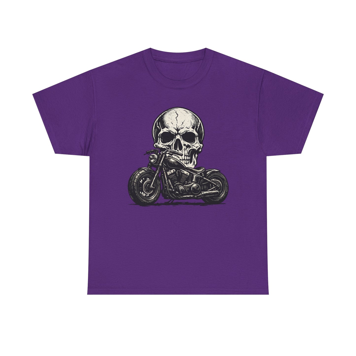 Skull Bobber T-Shirt | Outlaw Biker Motorcycle Graphic
