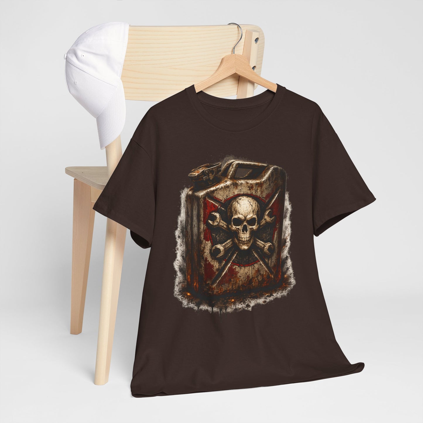 Skull Fuel Can T-Shirt | Outlaw Garage Jerry Can Graphic