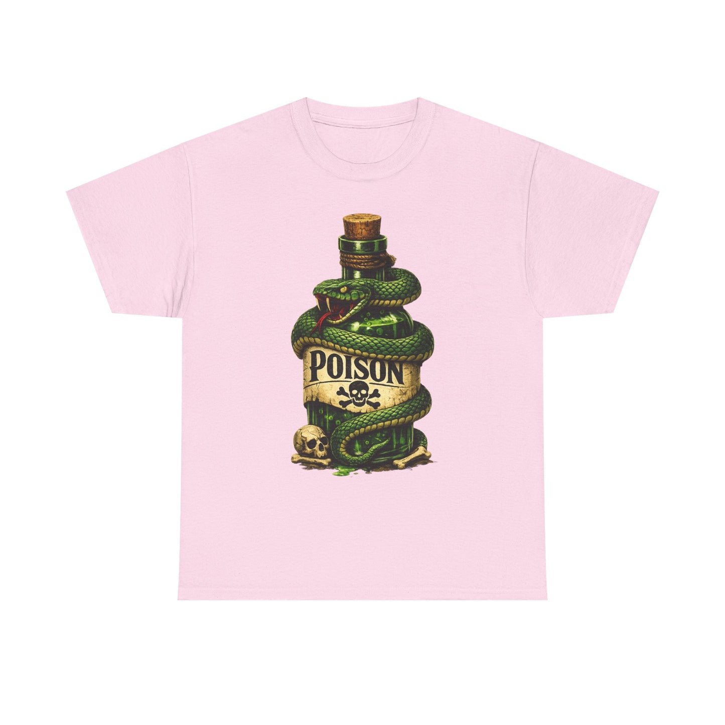 Snakebite Poison T-Shirt | Vintage Snake Bottle Design