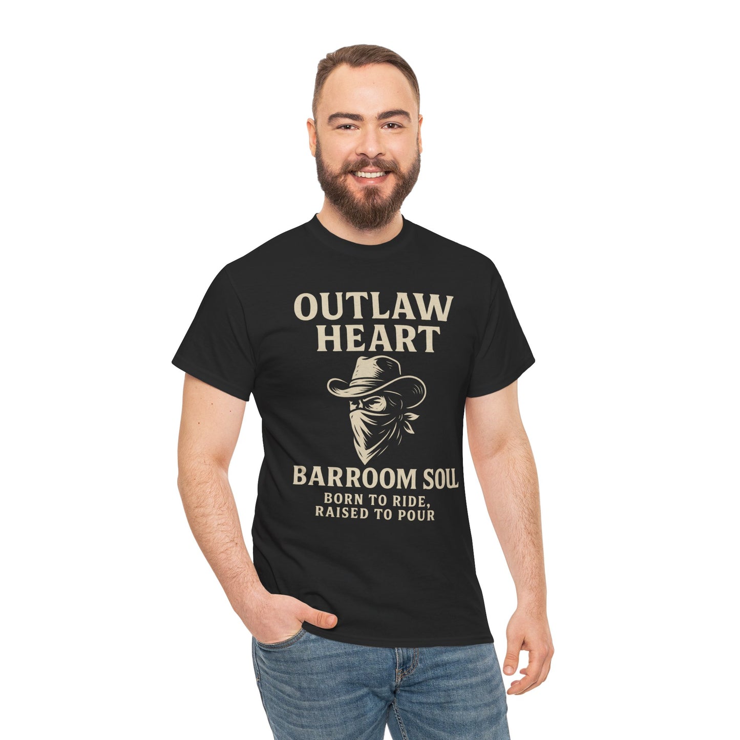Outlaw Heart - Unisex Heavy Cotton Tee