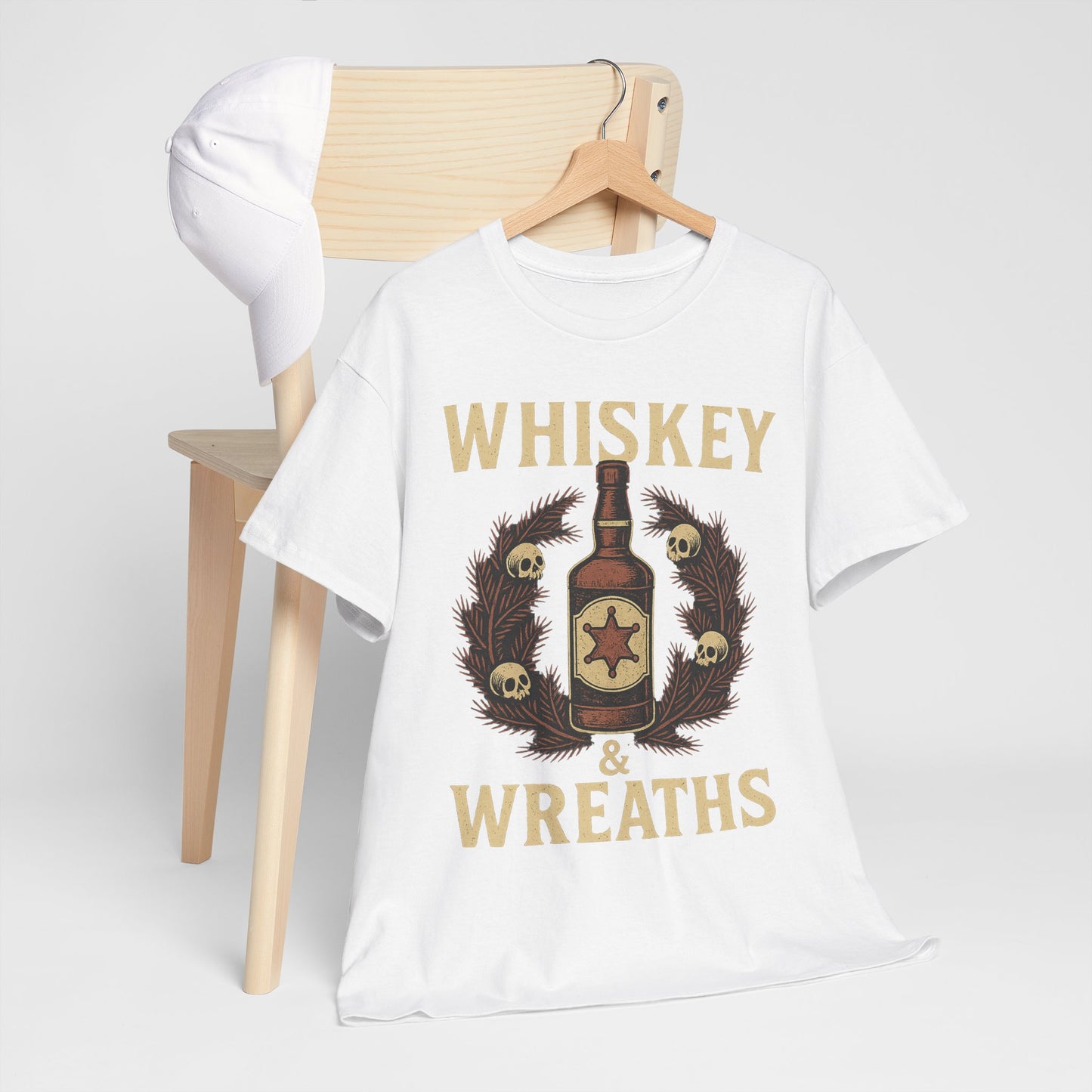 Whiskey & Wreaths – Outlaw Christmas Tee