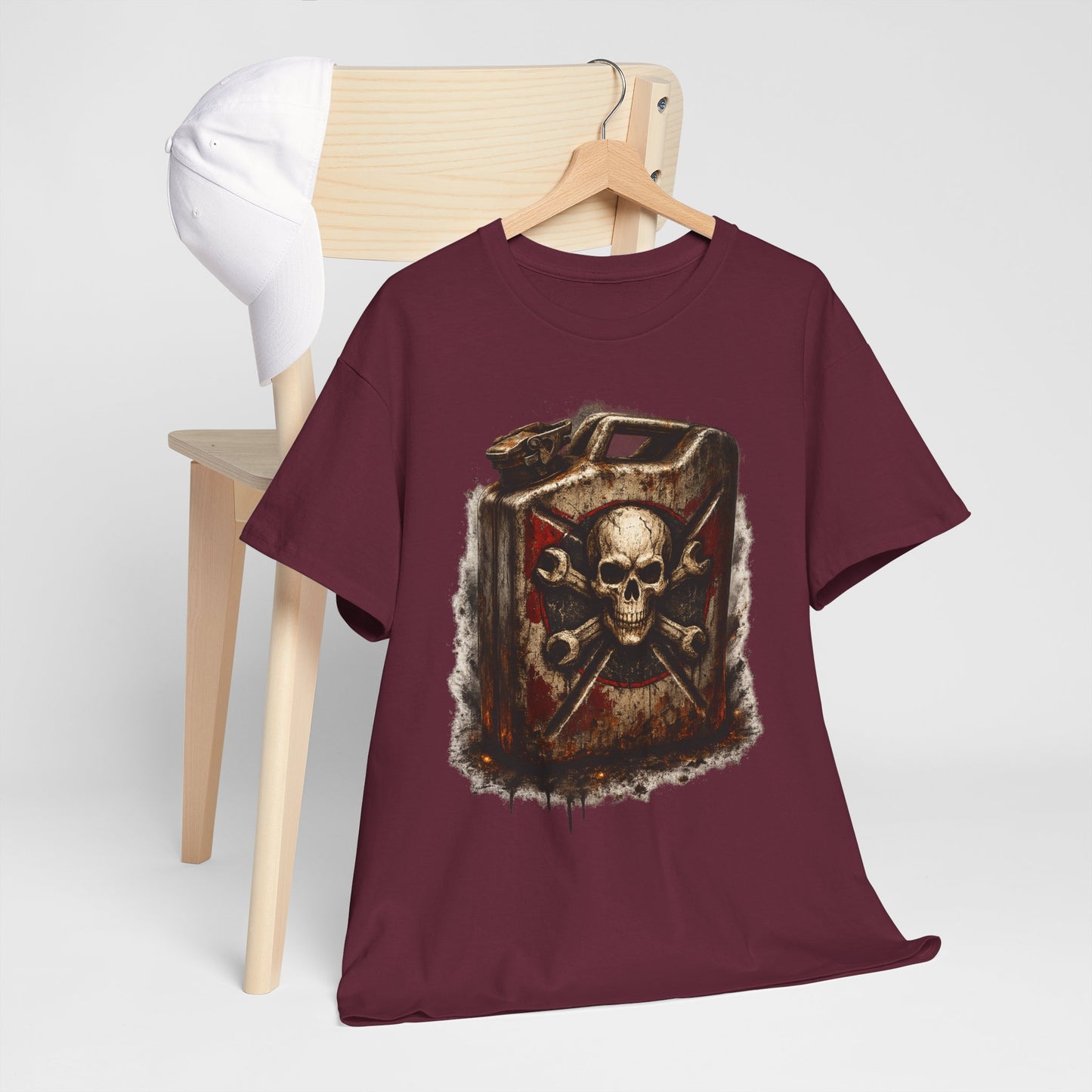 Skull Fuel Can T-Shirt | Outlaw Garage Jerry Can Graphic