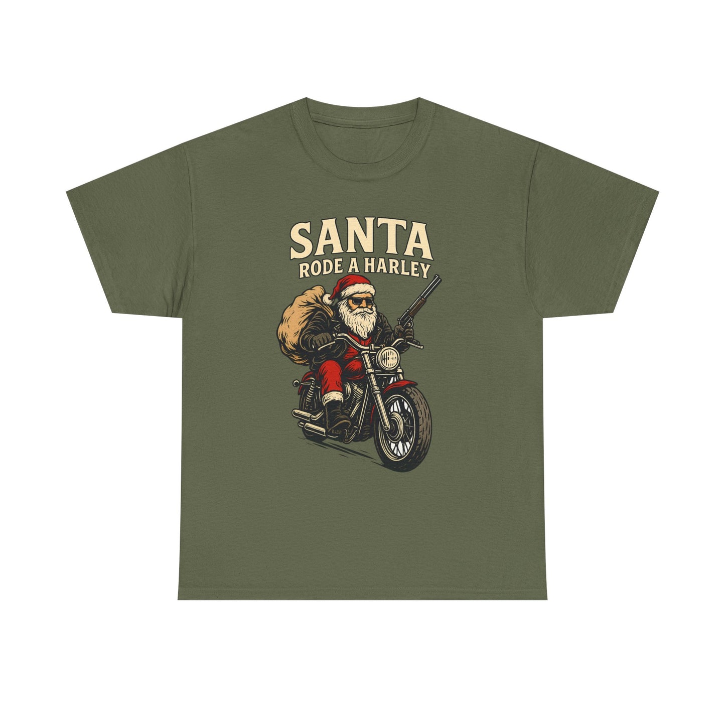 Santa Rode a Harley – Outlaw Christmas Edition Tee
