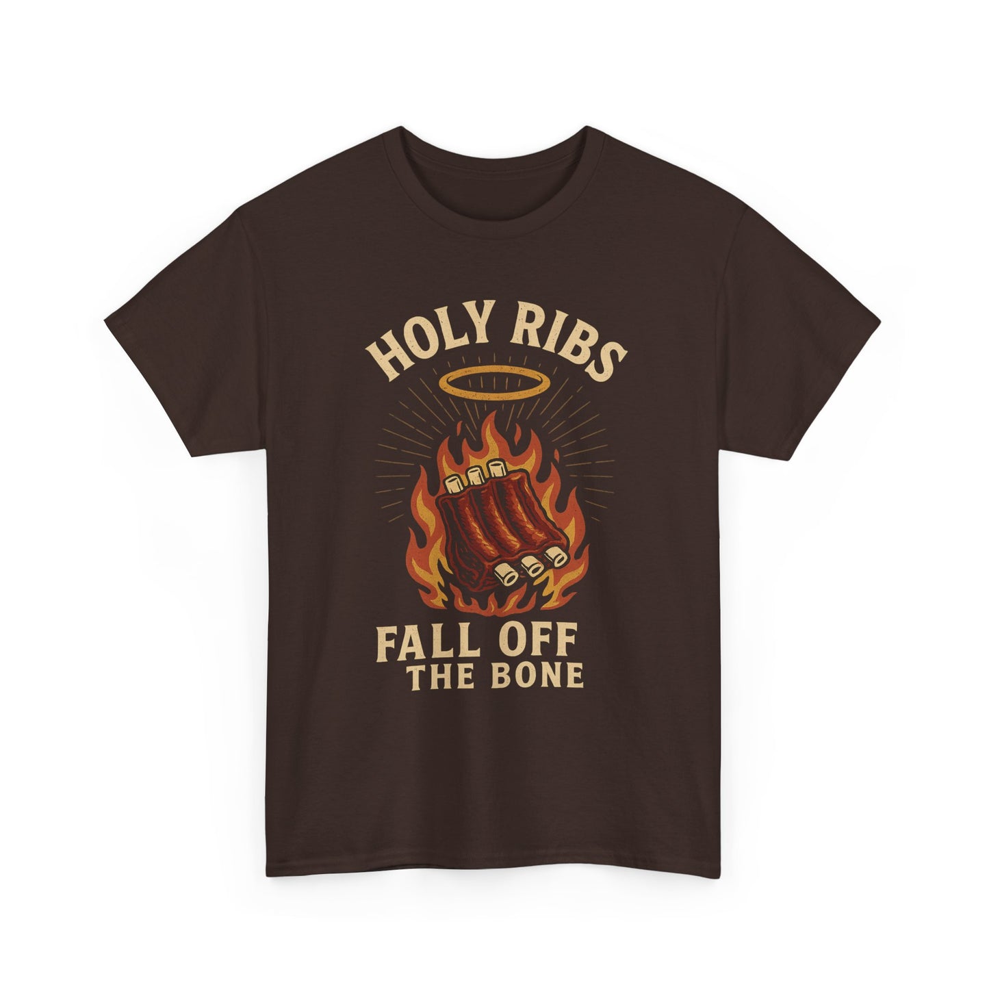 Holy Ribs – Fall Off the Bone | Outlaw BBQ T-Shirt
