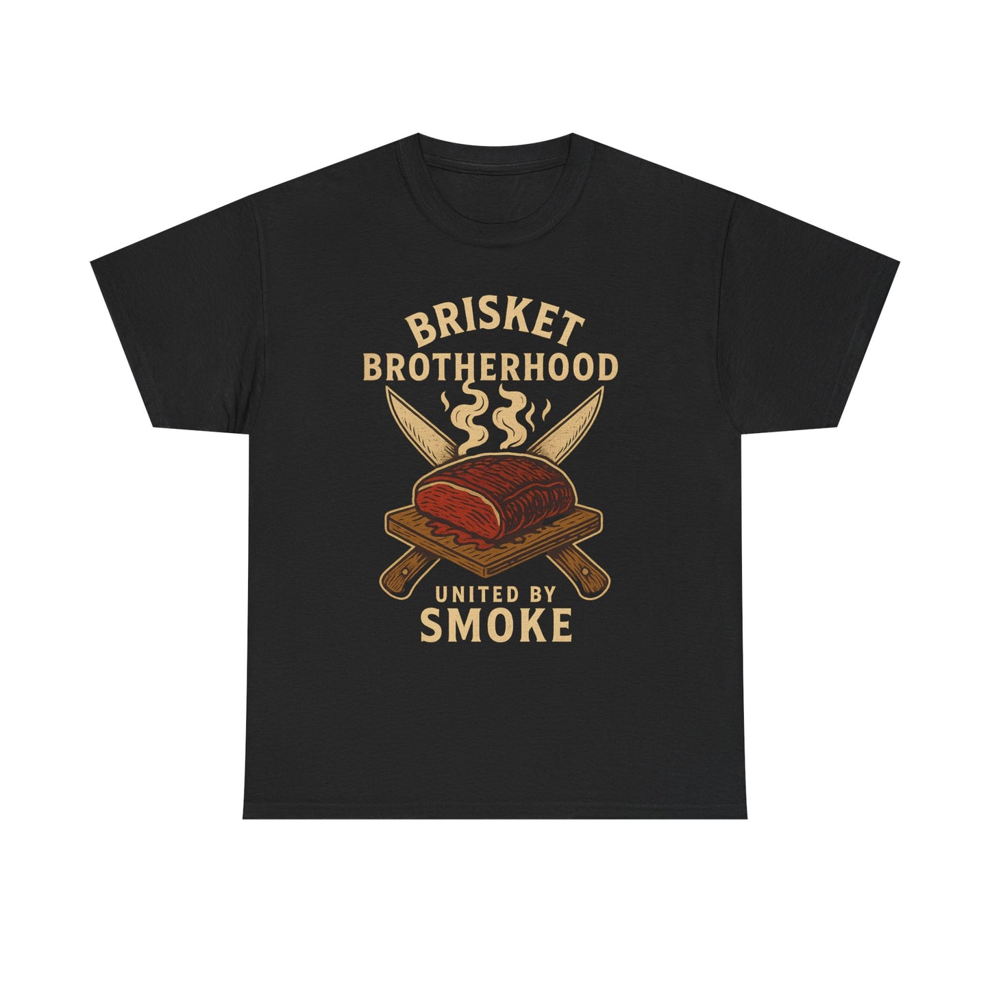 Brisket Brotherhood – United by Smoke | Outlaw BBQ T-Shirt