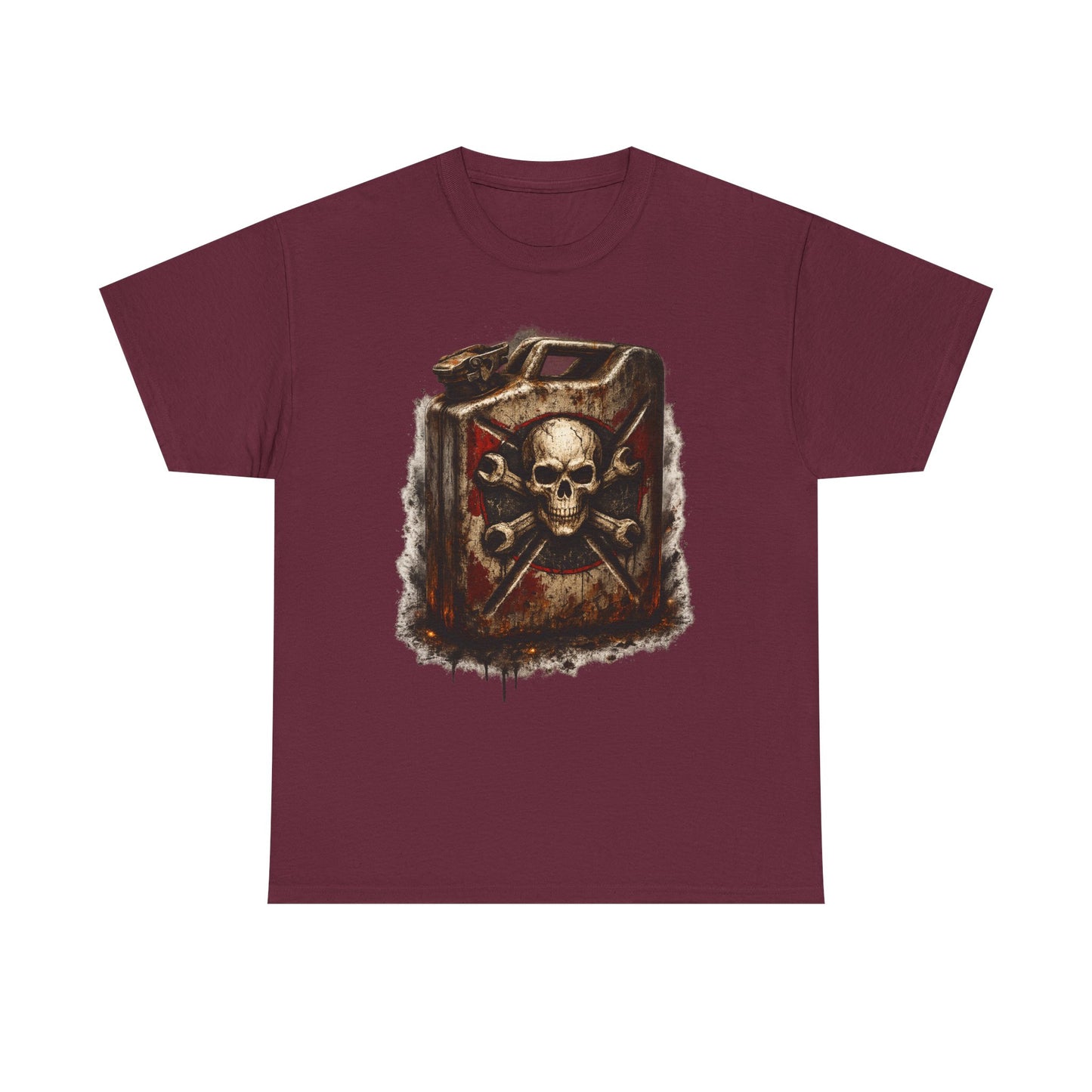 Skull Fuel Can T-Shirt | Outlaw Garage Jerry Can Graphic