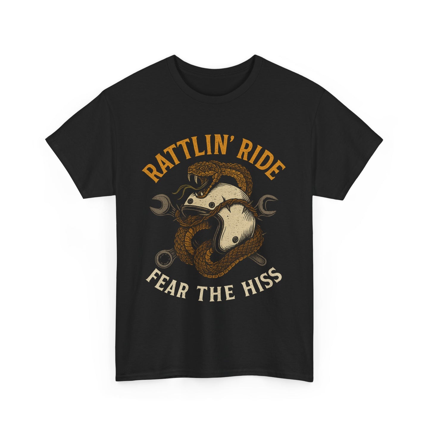 Rattlin’ Ride – Fear the Hiss - Unisex Heavy Cotton Tee