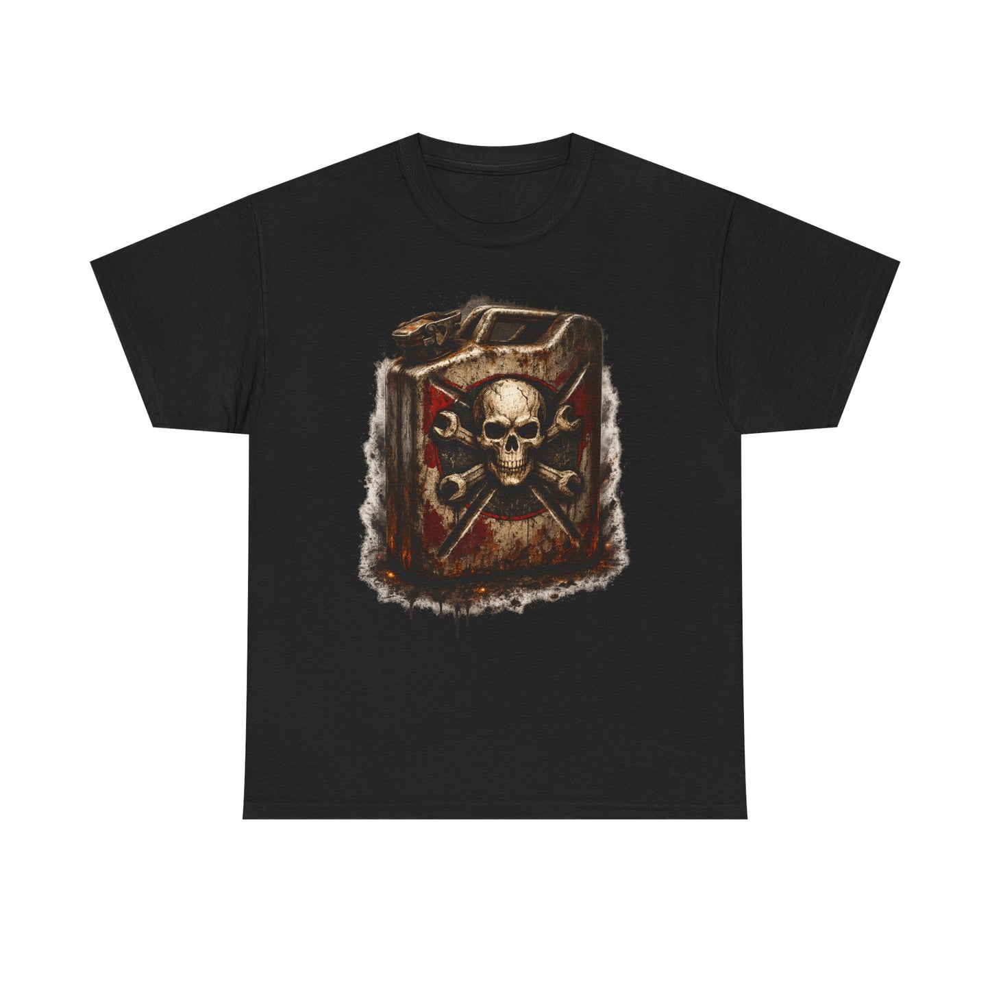 Skull Fuel Can T-Shirt | Outlaw Garage Jerry Can Graphic