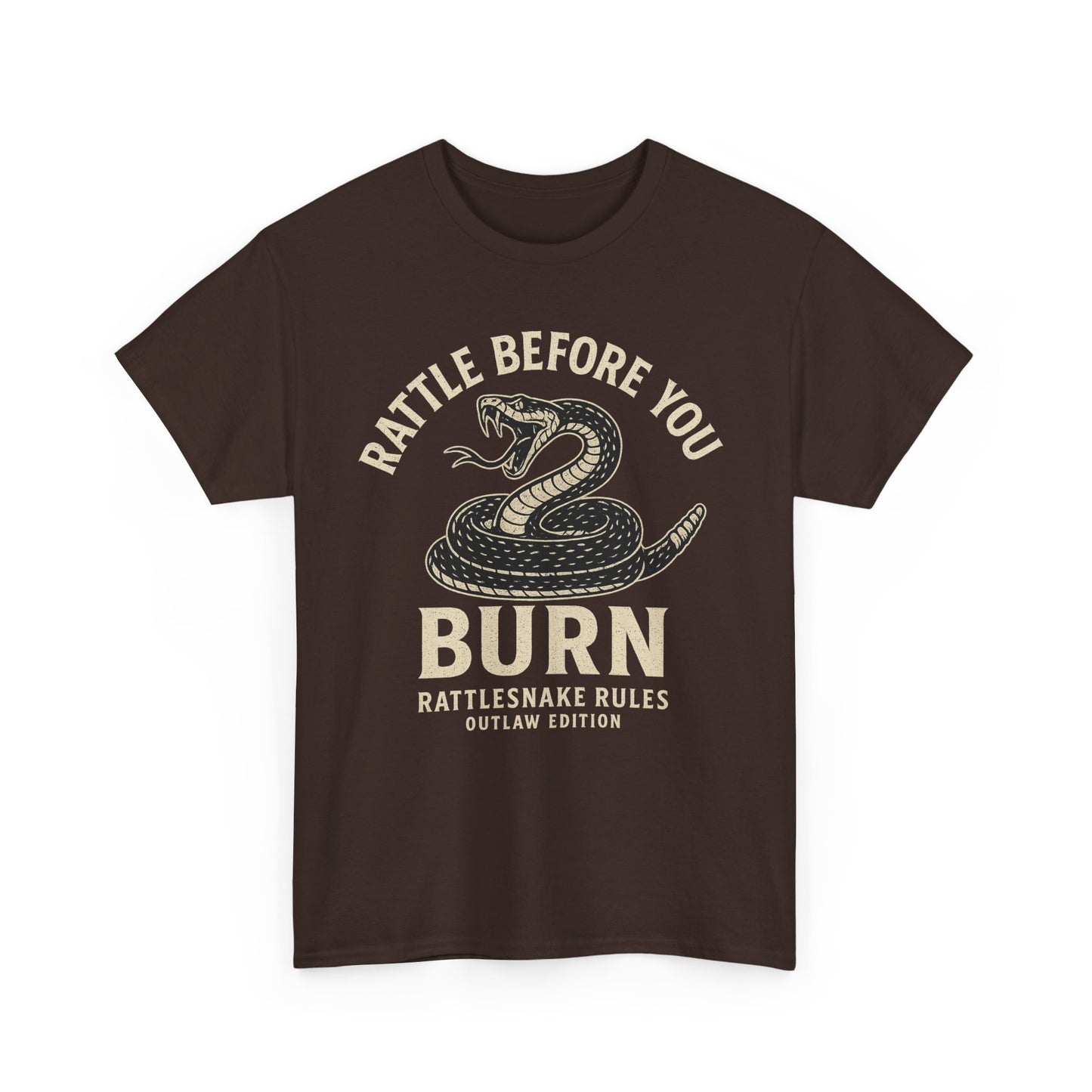Rattle Before You Burn - Unisex Heavy Cotton Tee
