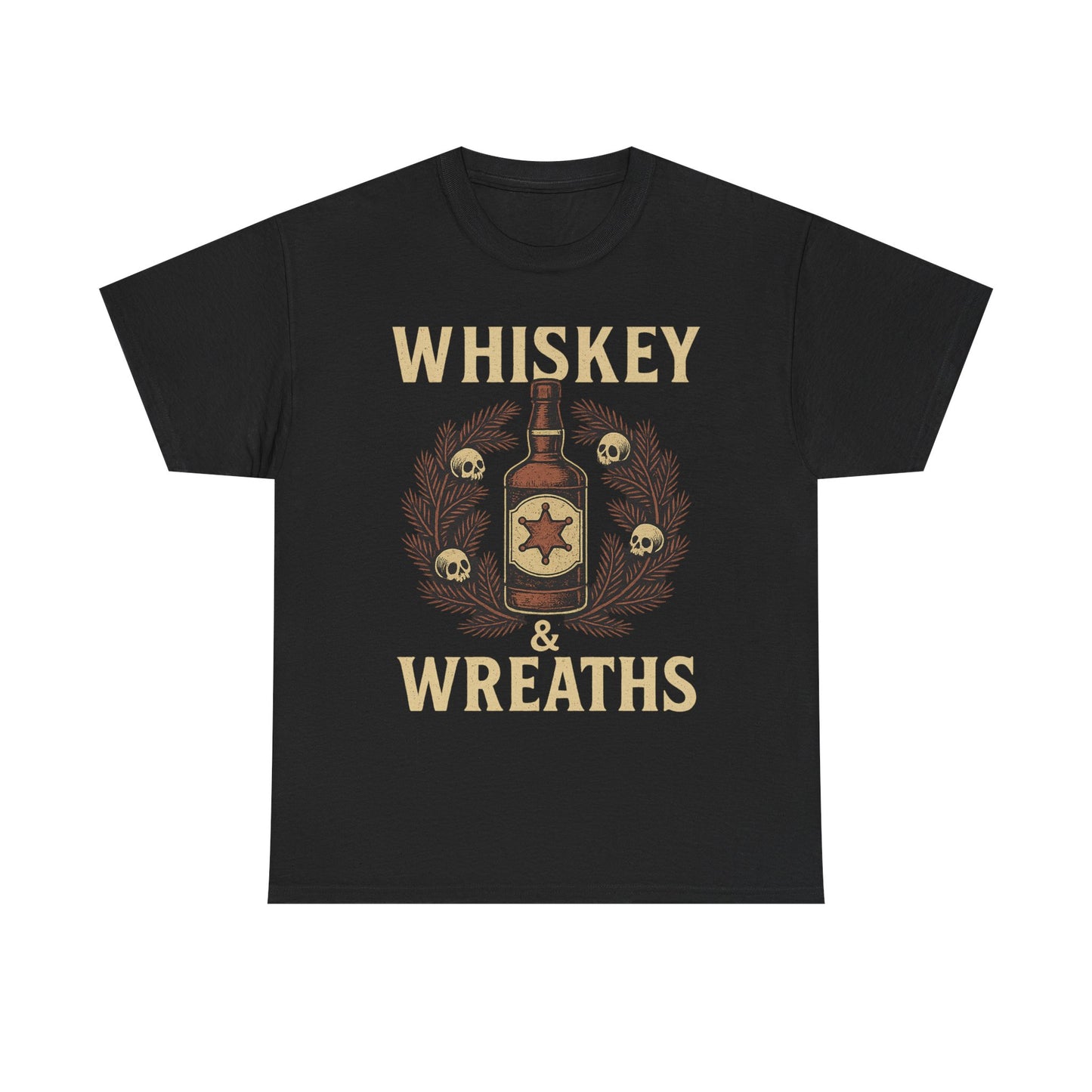 Whiskey & Wreaths – Outlaw Christmas Tee
