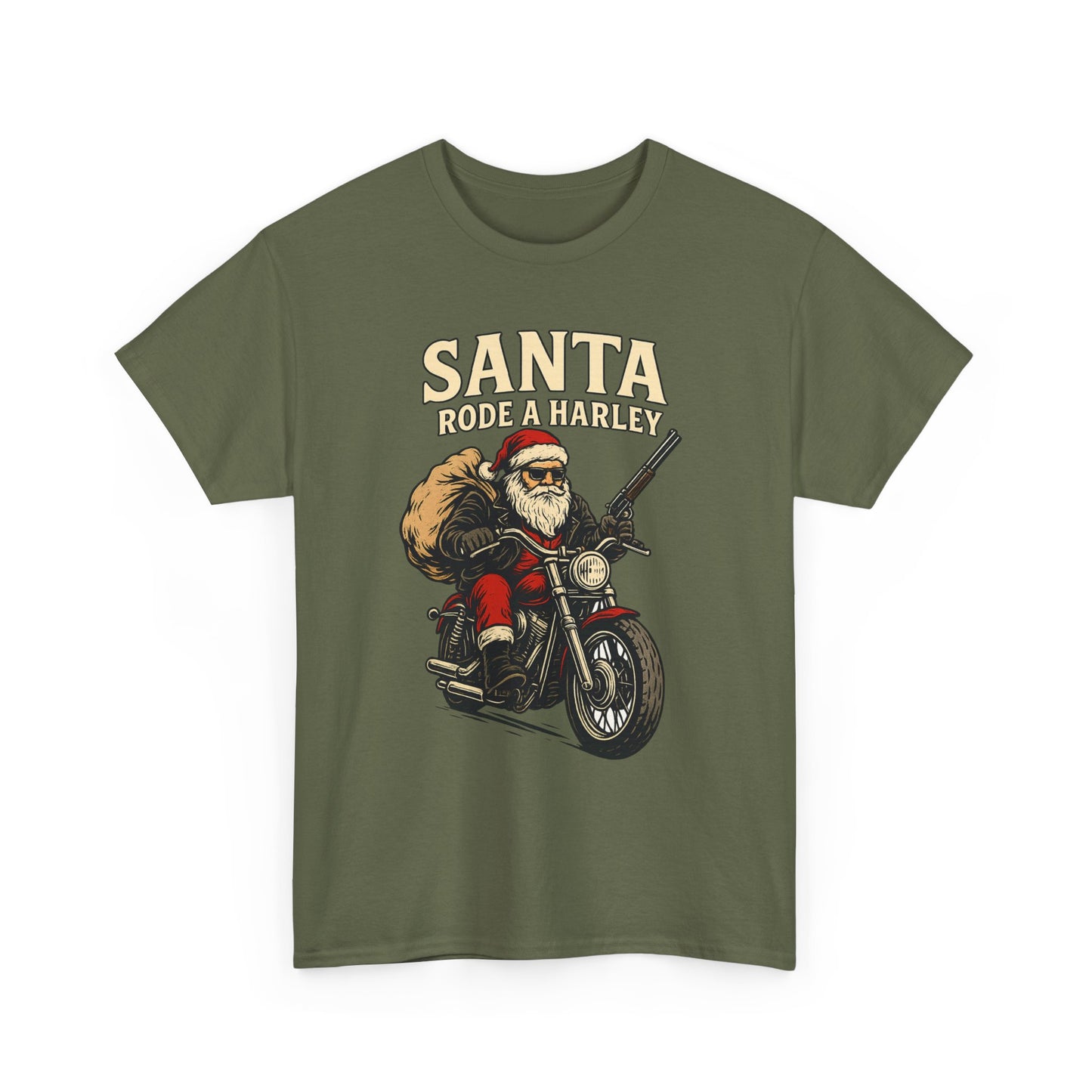 Santa Rode a Harley – Outlaw Christmas Edition Tee