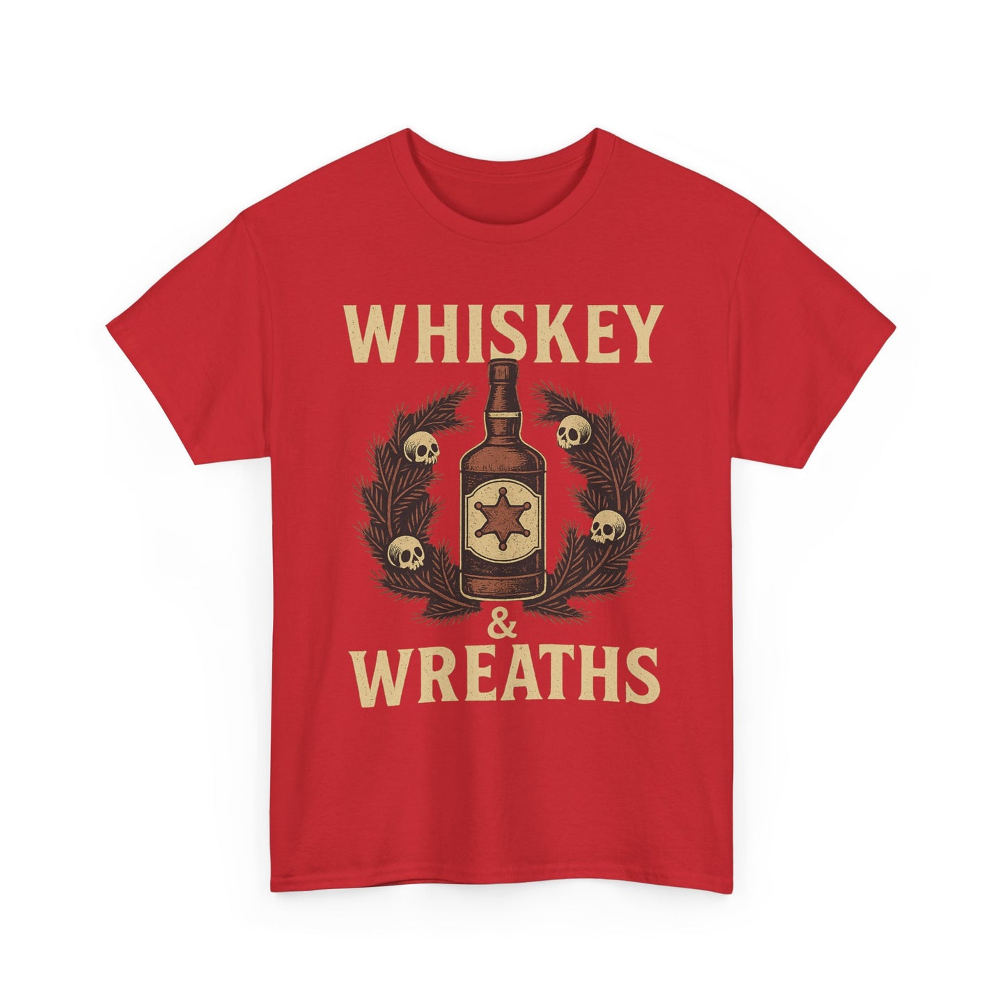 Whiskey & Wreaths – Outlaw Christmas Tee