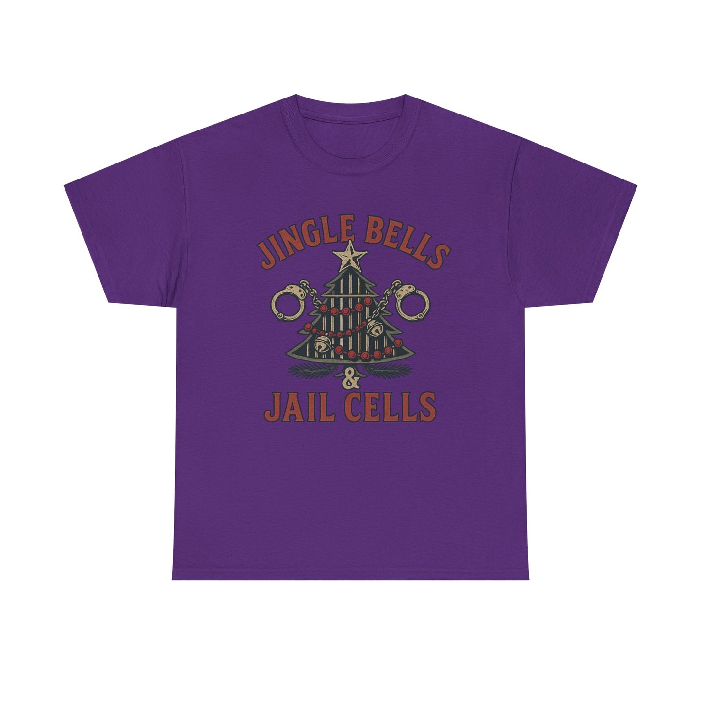 Jingle Bells & Jail Cells – Outlaw Christmas Tee