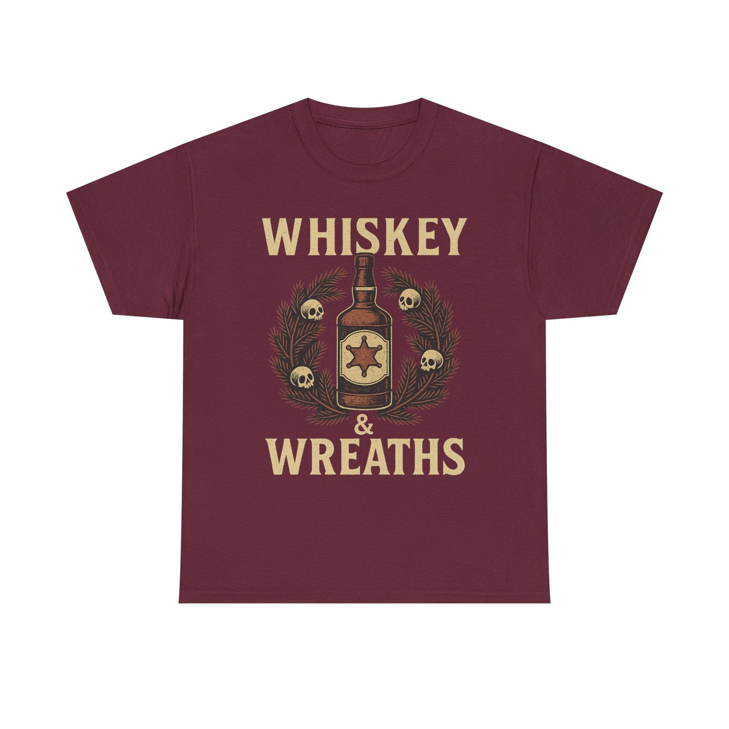 Whiskey & Wreaths – Outlaw Christmas Tee