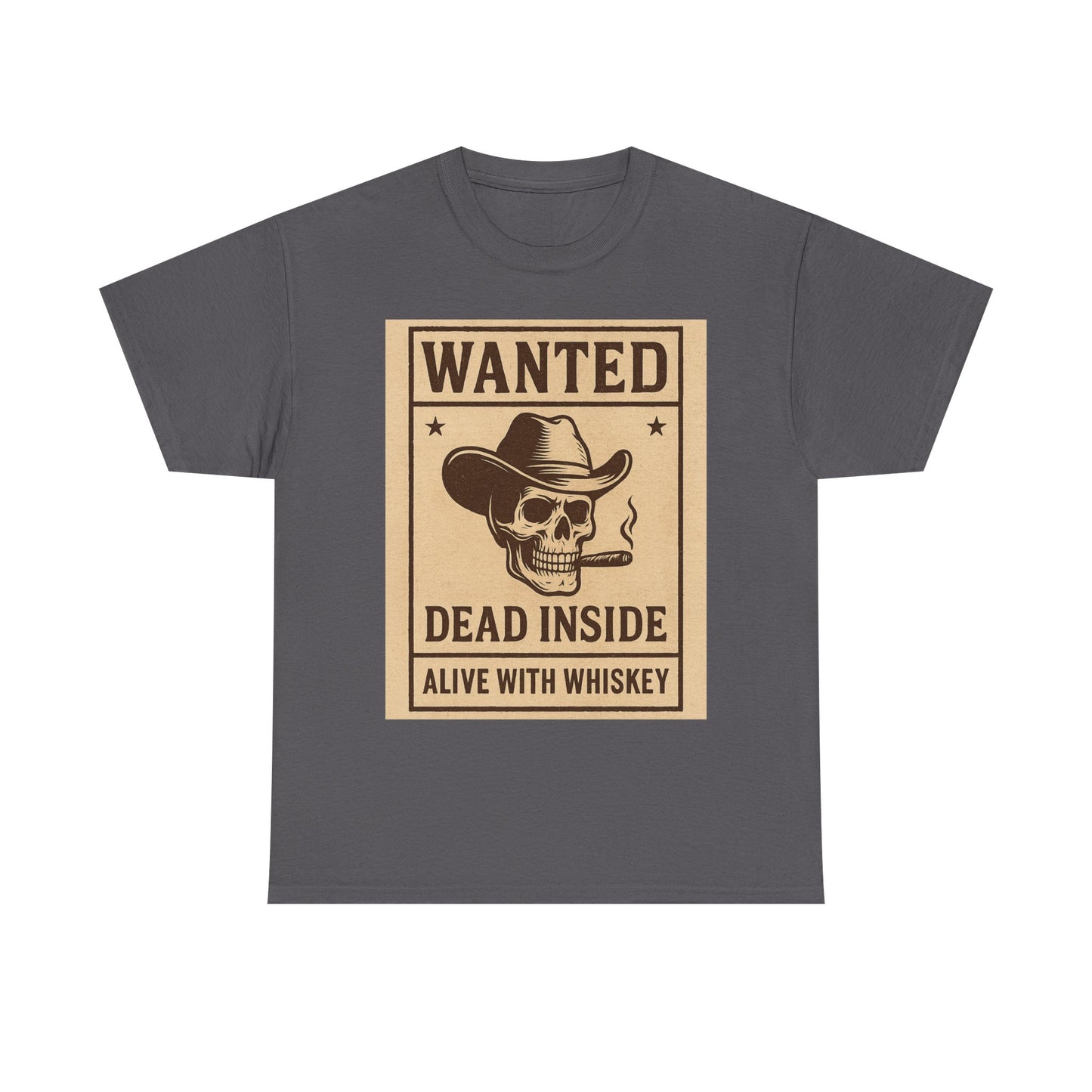 Wanted: Dead Inside-Unisex Heavy Cotton Tee