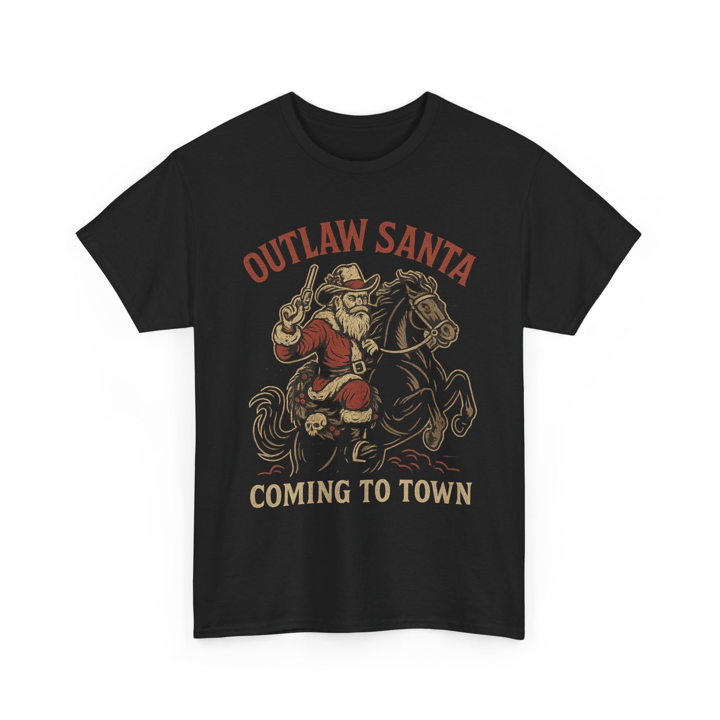 Silent Night in Outlaw Heaven – Western Christmas Tee